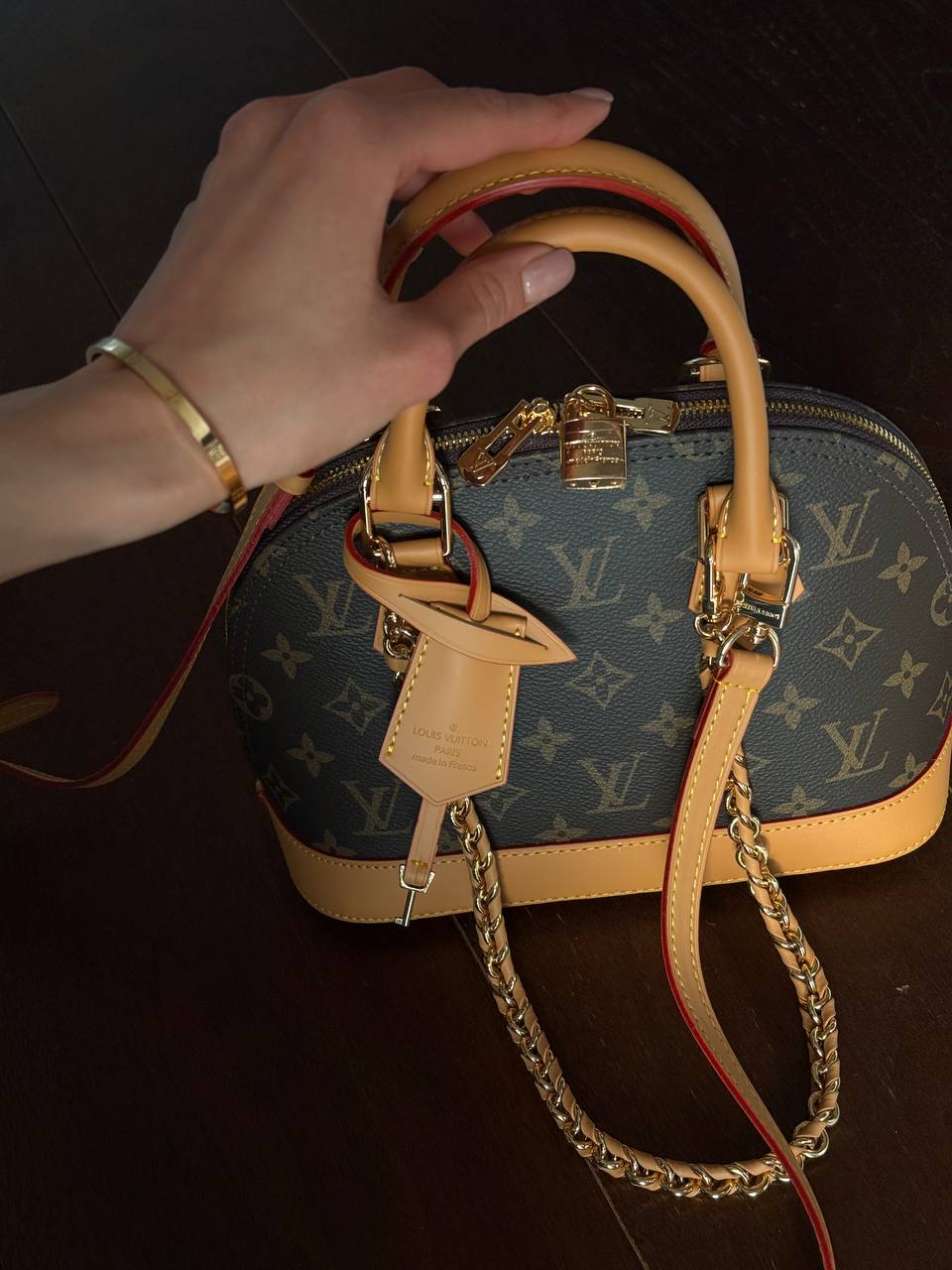 Louis Vuitton Alma BB Bag Brown/Beige - 6