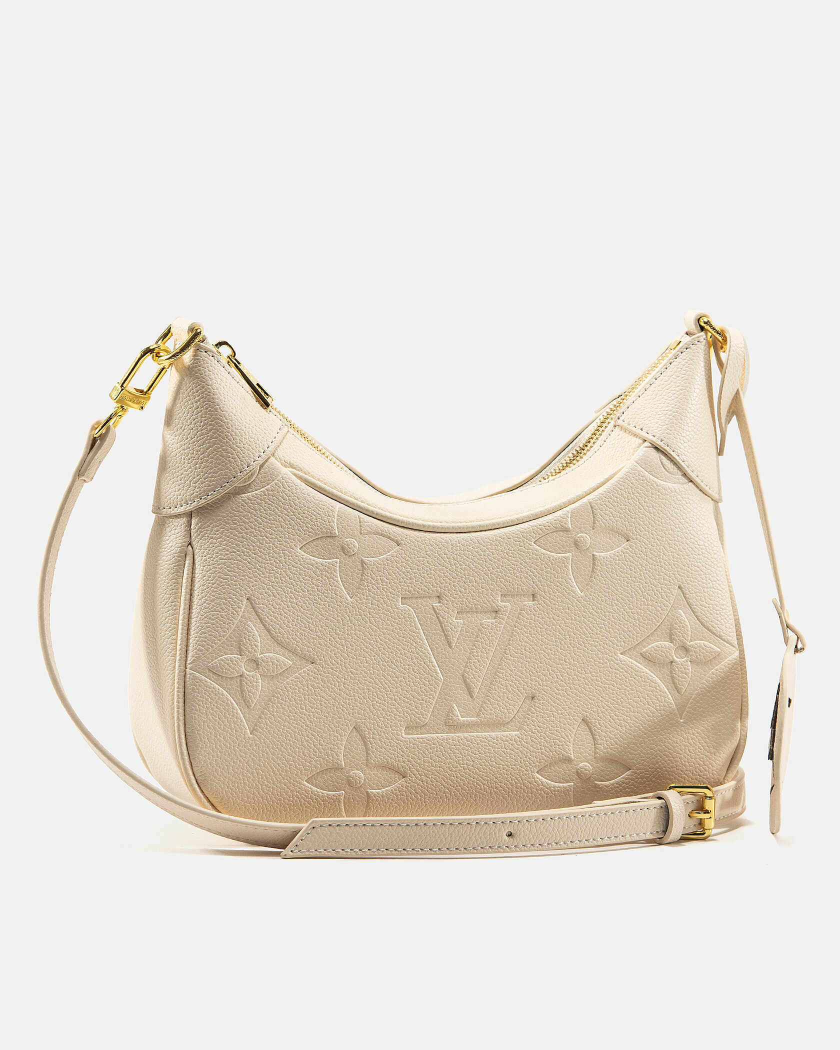 Louis Vuitton Babylone Small Hobo Bag in Cream/Beige Monogram Empreinte Leather - 5