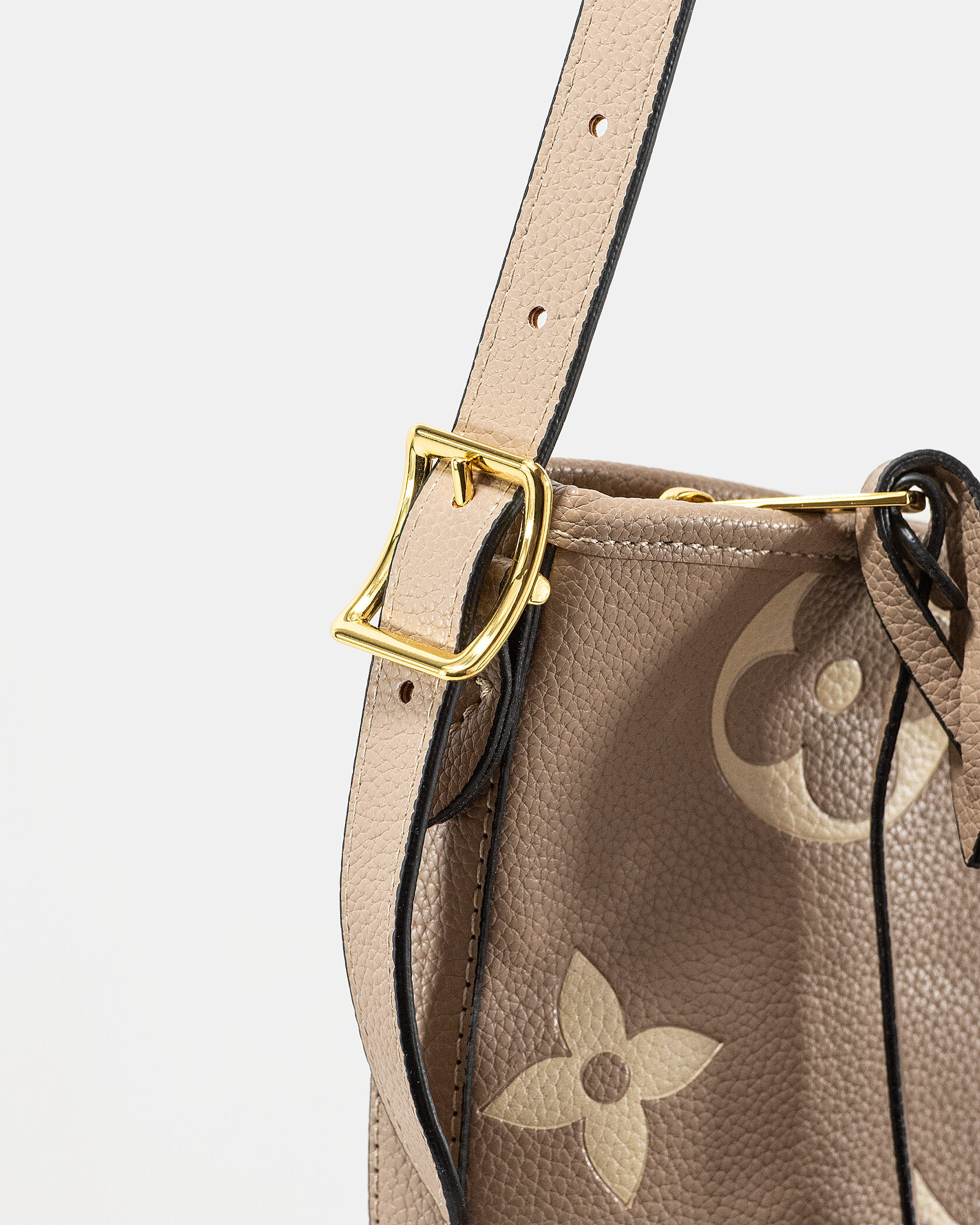 Louis Vuitton Bagatelle Medium Hobo Bag in Taupe Monogram Empreinte Leather - 16