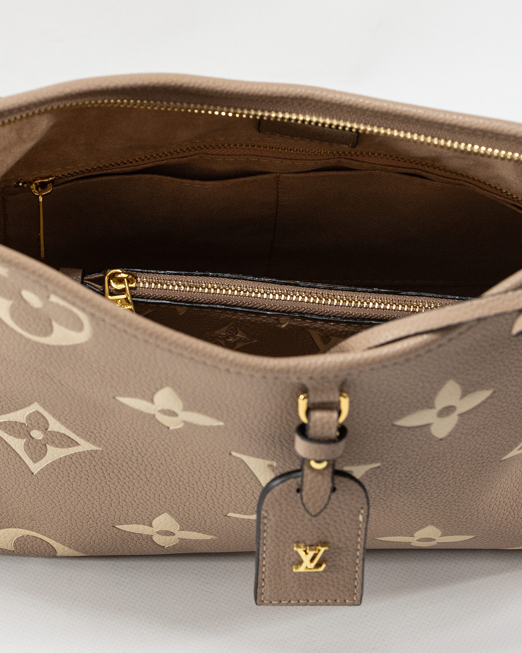 Louis Vuitton Bagatelle Medium Hobo Bag in Taupe Monogram Empreinte Leather - 20
