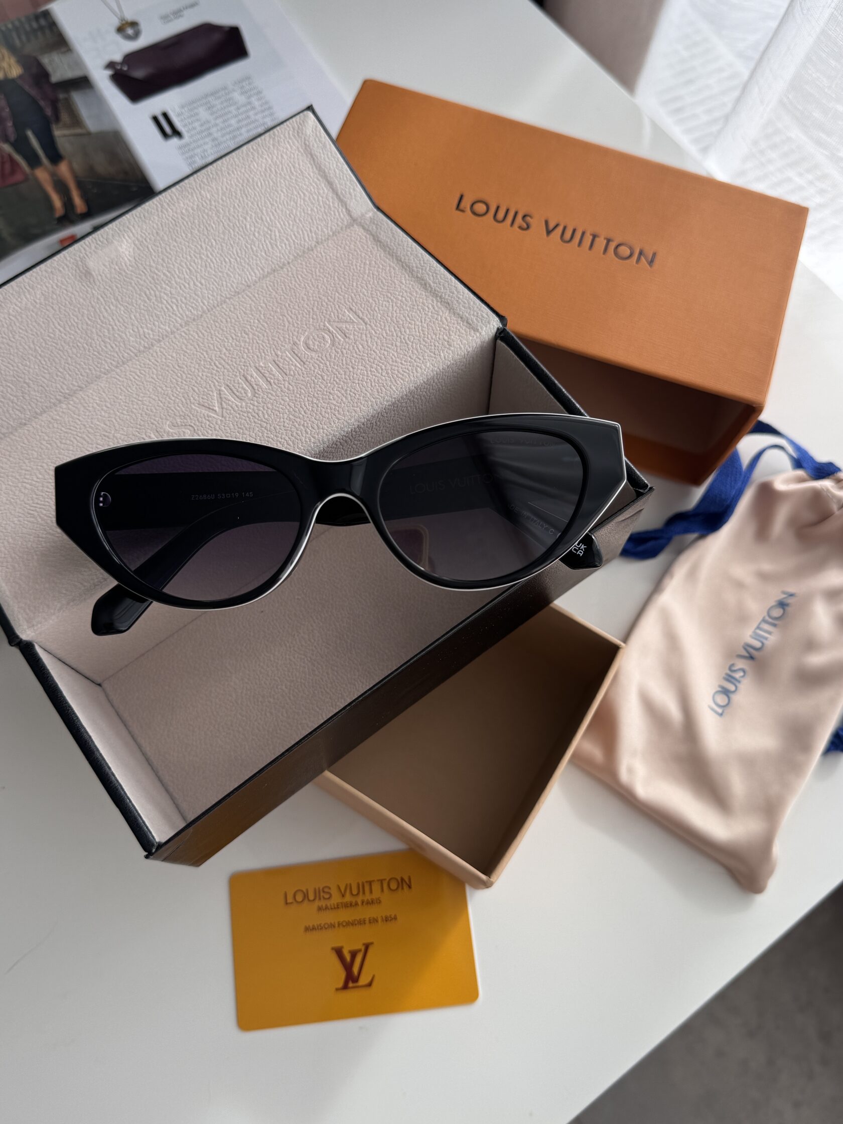 Louis Vuitton Black/Blue Z2686U - 3