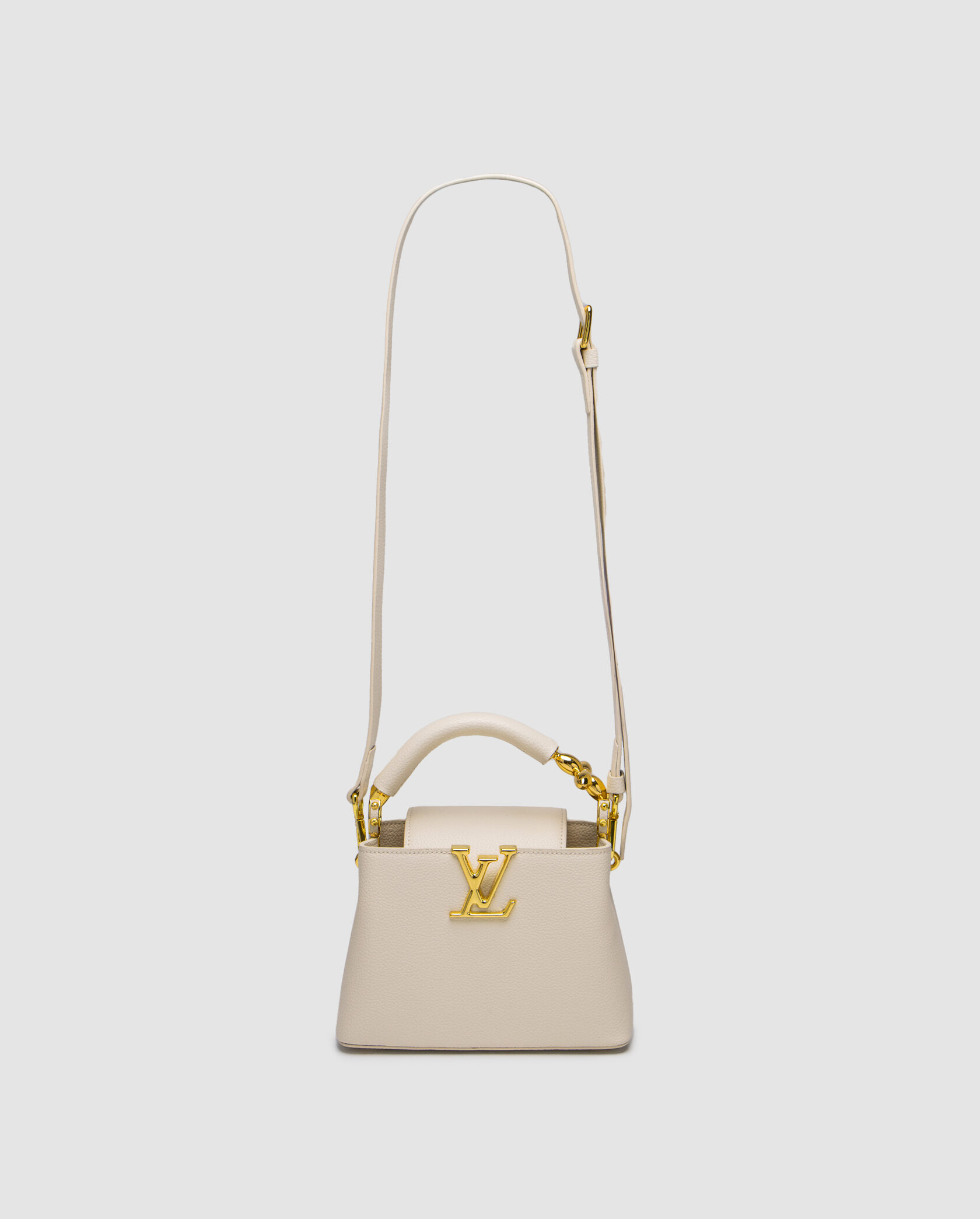 Louis Vuitton Capucines Mini White/Gold - 4