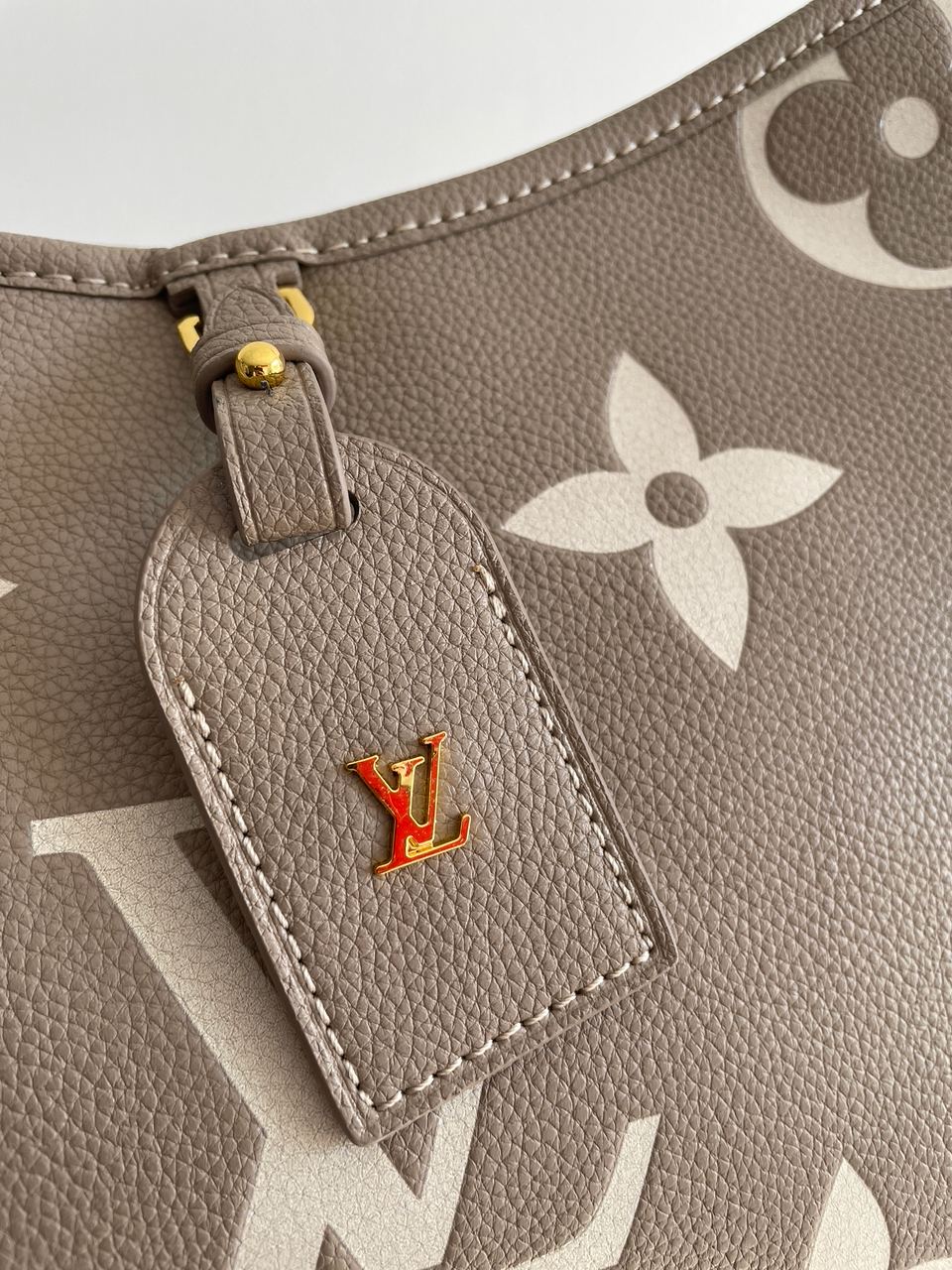 Louis Vuitton CarryAll PM Bicolor Monogram Empreinte Leather Beige - 18