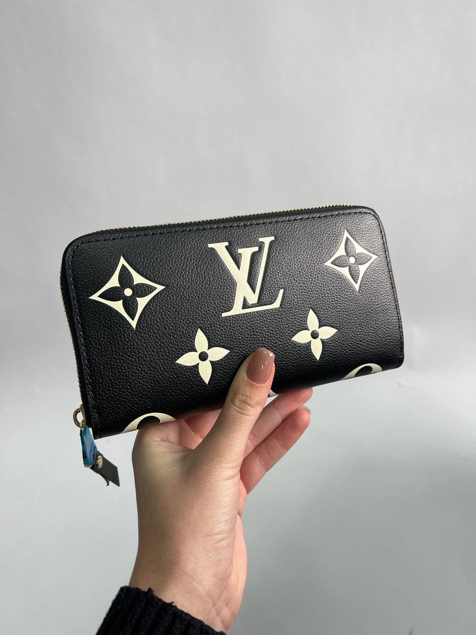 Louis Vuitton Clemence Wallet Bicolor Black/Cream - 7