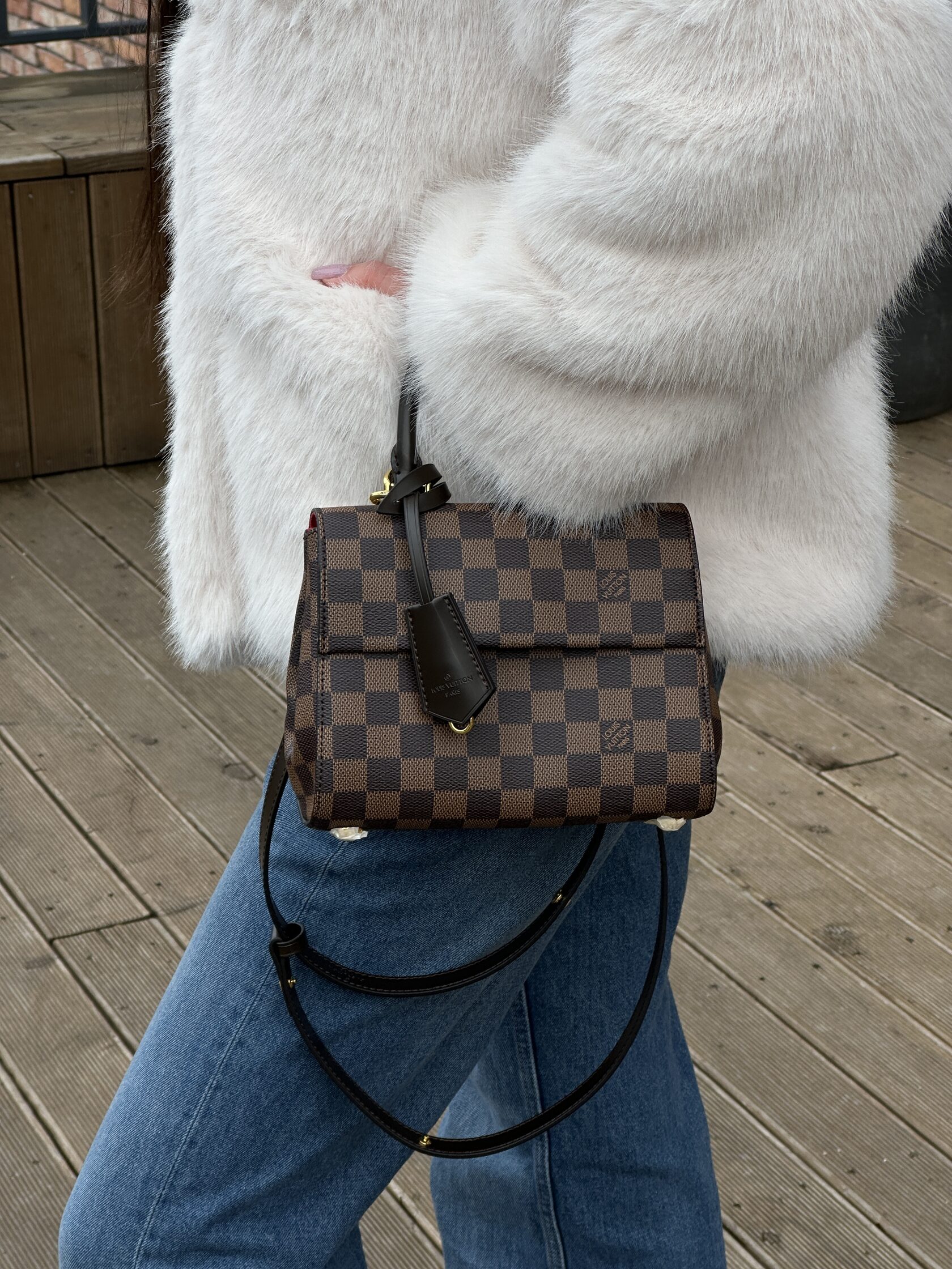 Louis Vuitton Cluny Mini Damier Ebene - 6