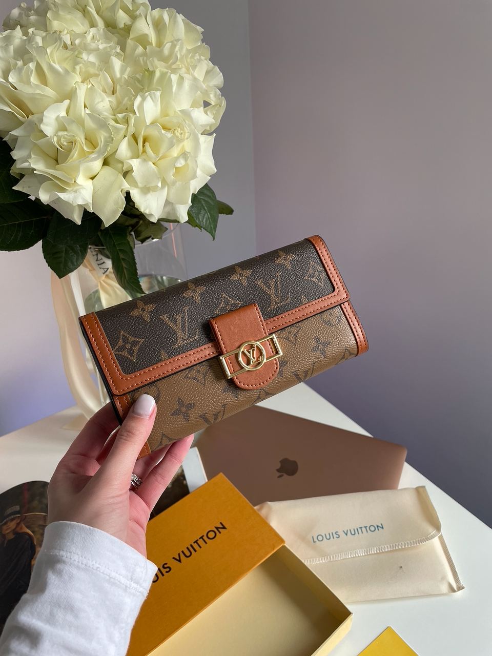 Louis Vuitton Dauphine Wallet Brown - 3