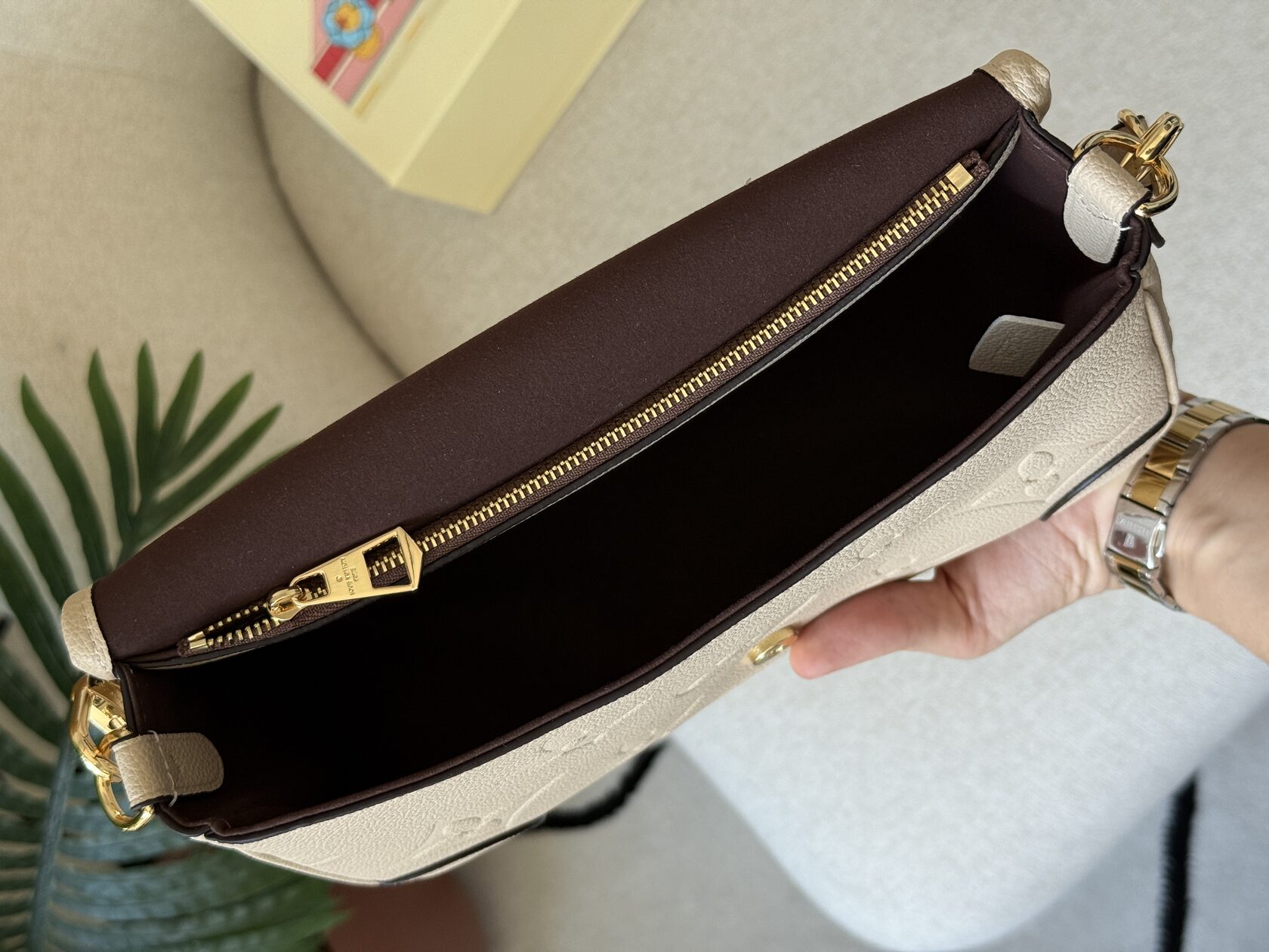 Louis Vuitton Diane Monogram Empreinte Leather Sand - 17