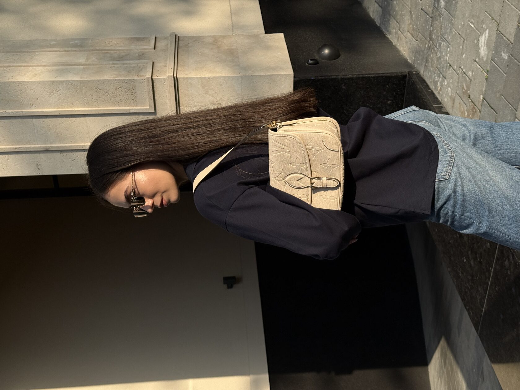 Louis Vuitton Diane Monogram Empreinte Leather Sand - 6