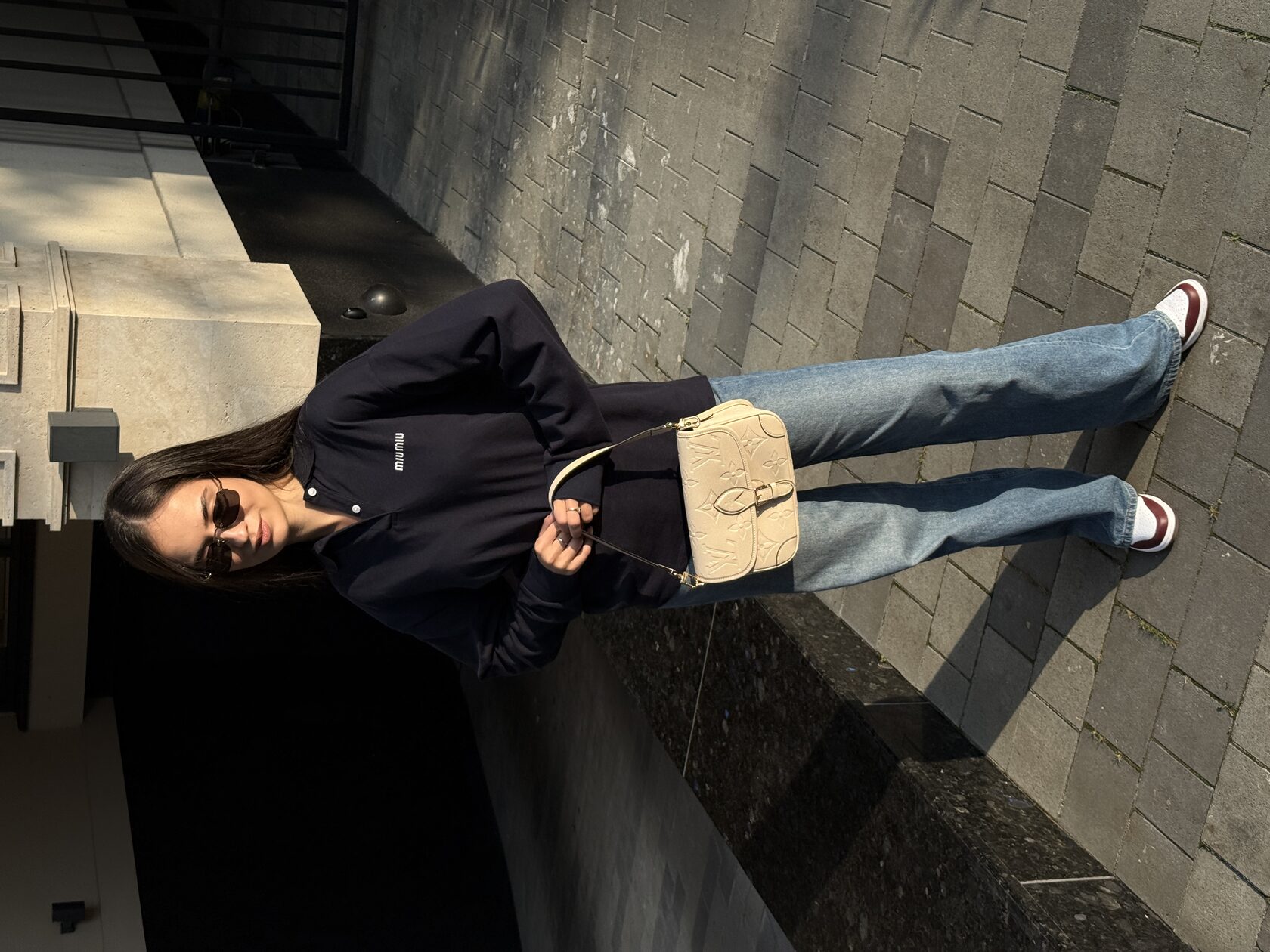 Louis Vuitton Diane Monogram Empreinte Leather Sand - 9