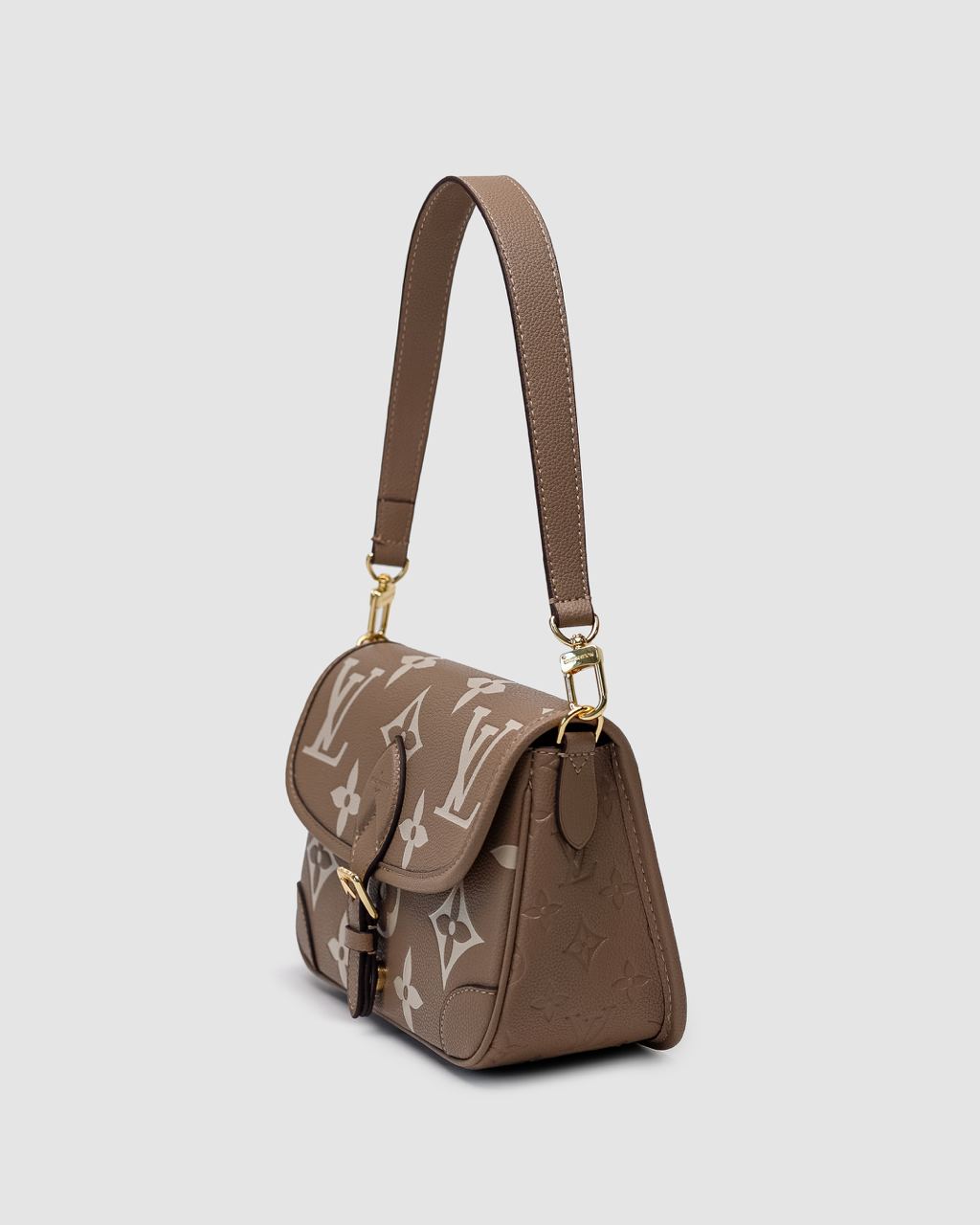 Louis Vuitton Diane Monogram Empreinte Leather Tourterelle / Creme - 5