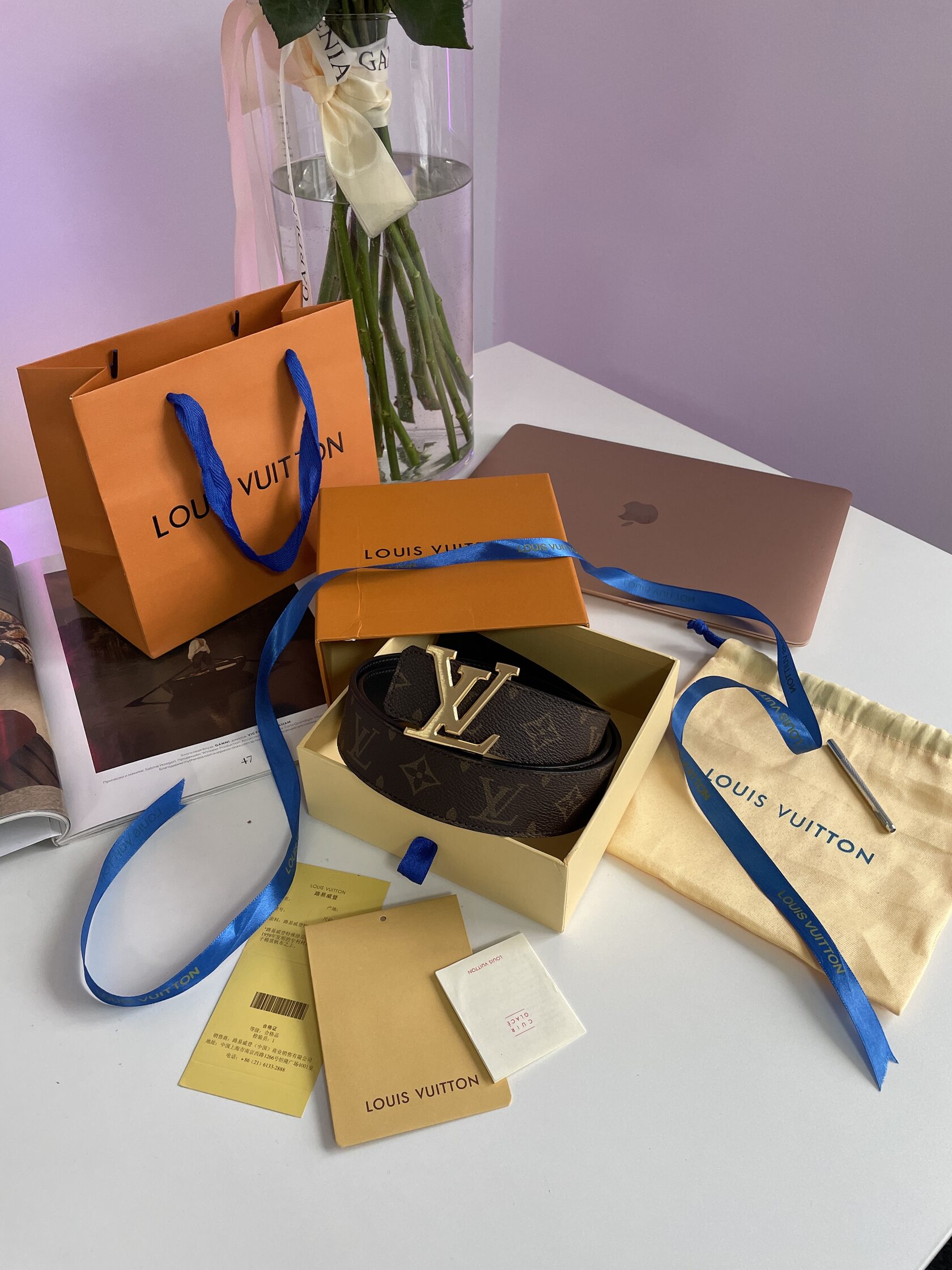 Louis Vuitton Iconic 35 mm Belt Gold - 2