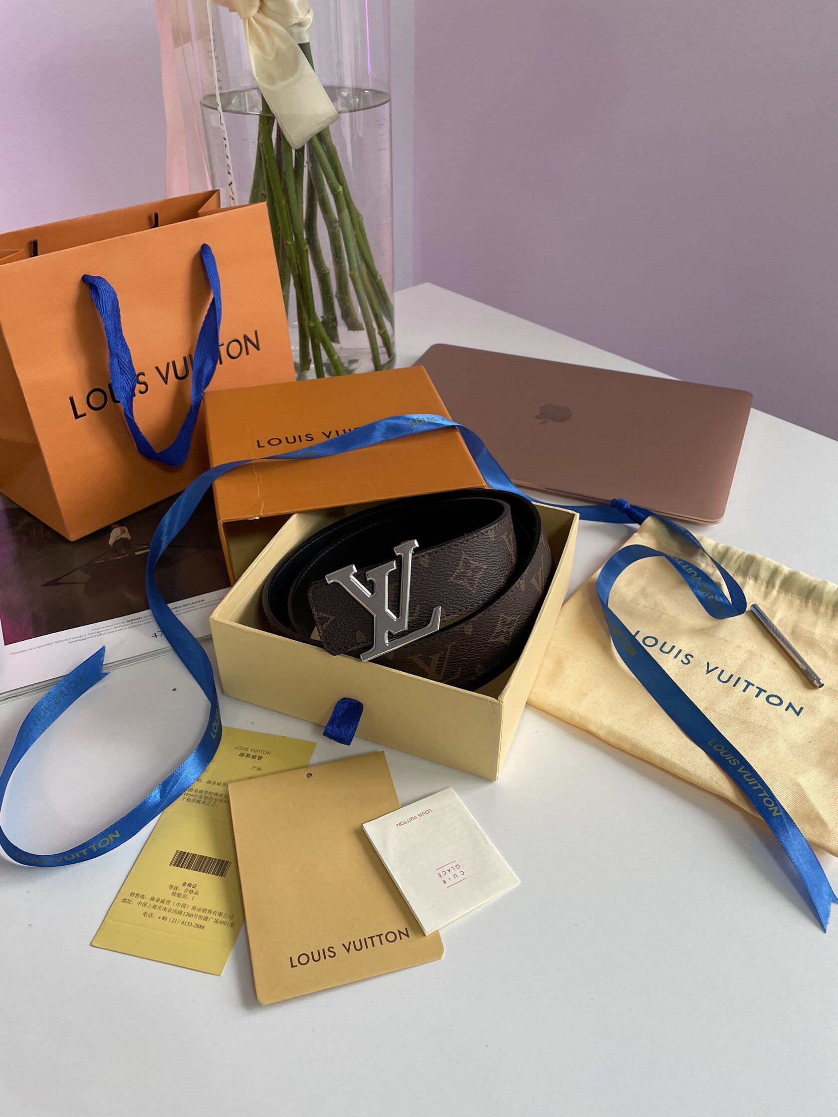 Louis Vuitton Iconic 35 mm Belt Silver - 6