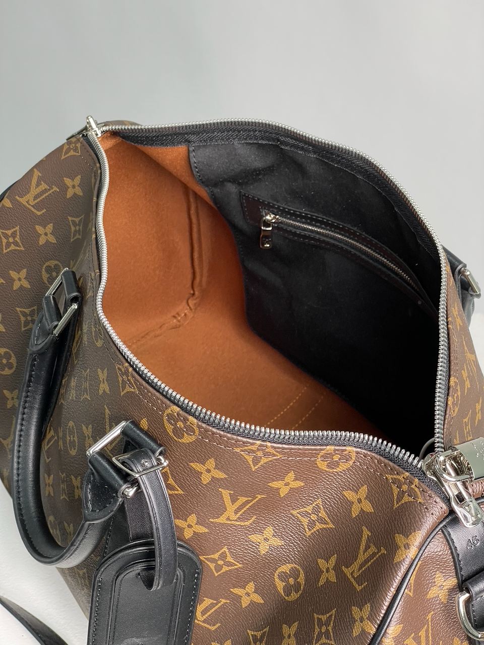Louis Vuitton Keepall Bandouliere 45 Brown Canvas - 16
