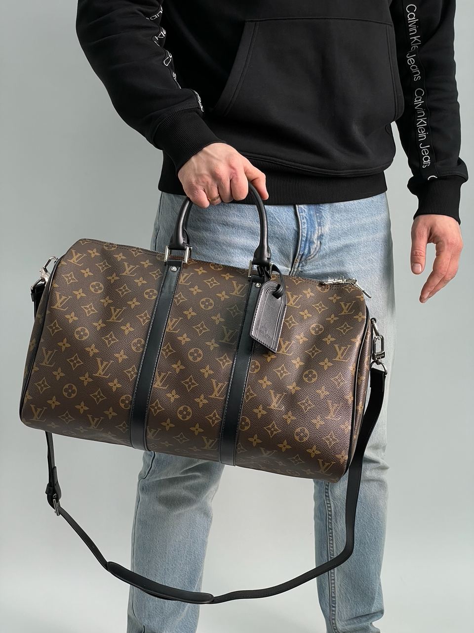 Louis Vuitton Keepall Bandouliere 45 Brown Canvas - 4