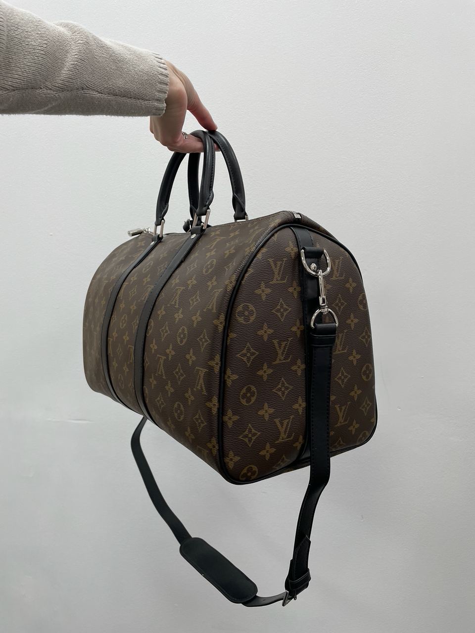 Louis Vuitton Keepall Bandouliere 45 Brown Canvas - 8