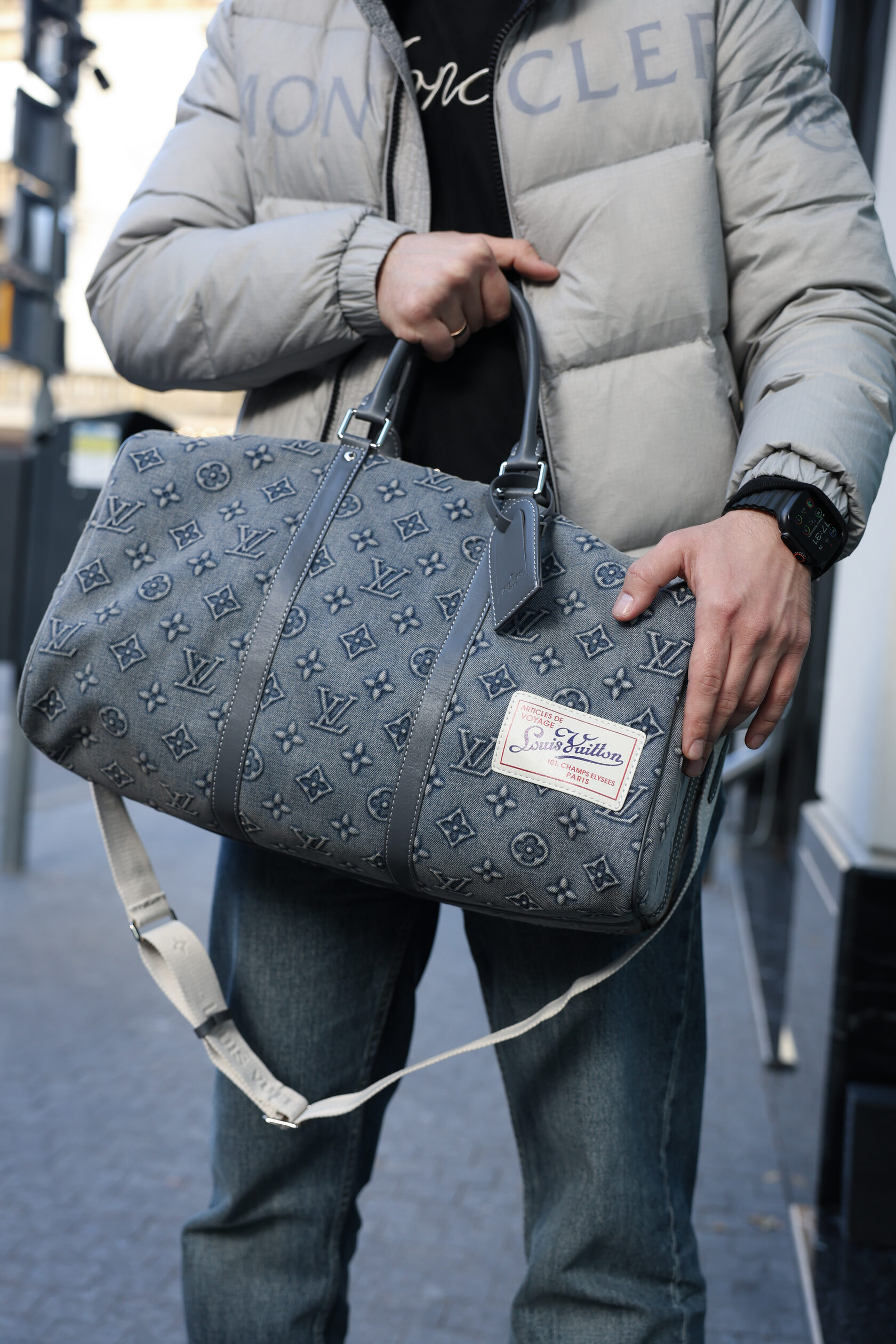 Louis Vuitton Keepall Bandouliere 45 Denim Monogram - 6