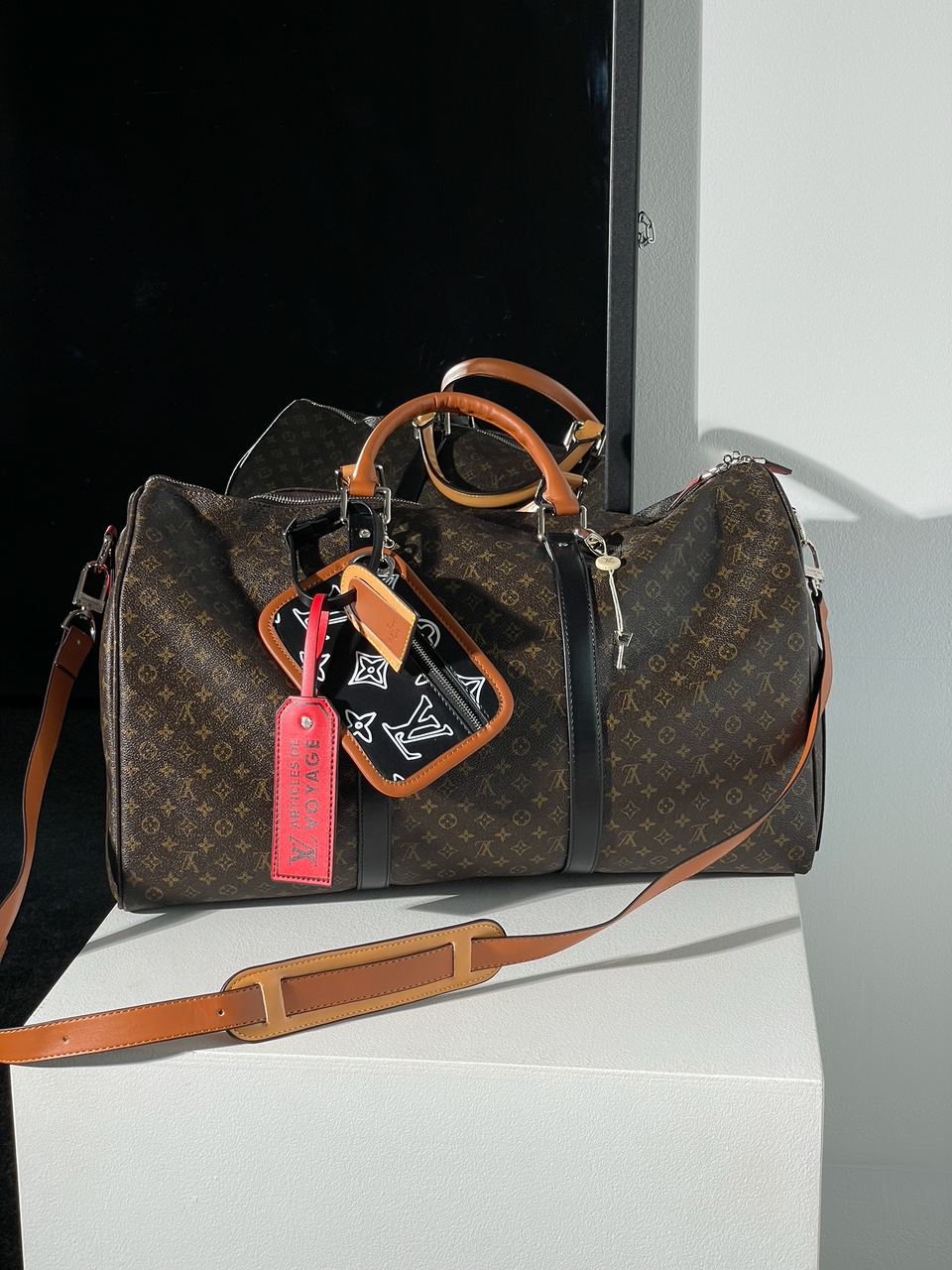 Louis Vuitton Keepall Bandouliere Bag Limited Edition Patchwork Monogram Canvas - 6