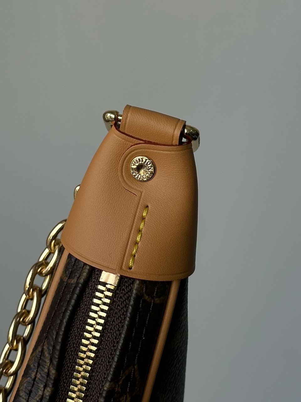 Louis Vuitton Loop Handbag Monogram Brown in Coated Canvas with Gold-tone - 8