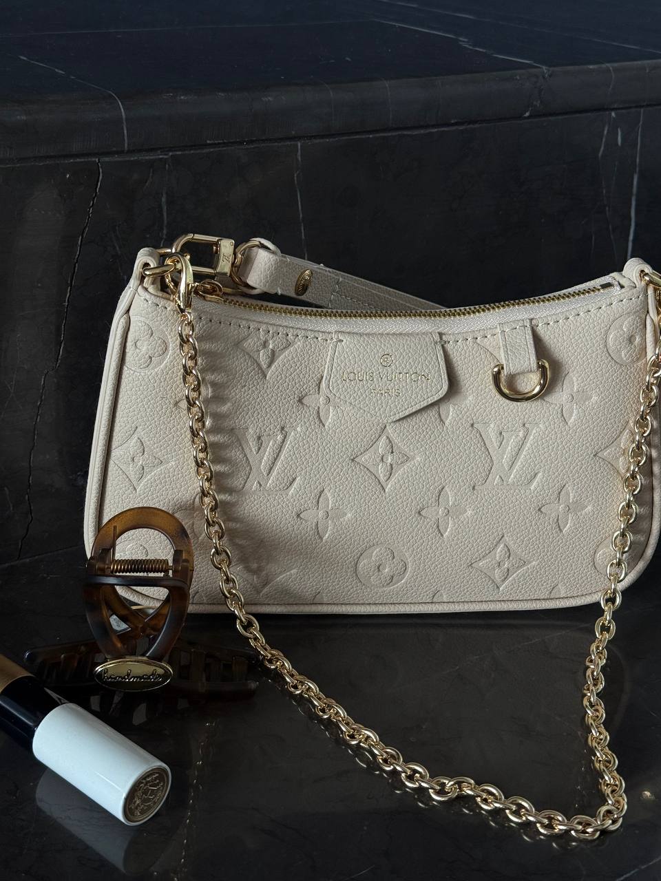 Louis Vuitton Mini Pochette Beige/Gold - 8
