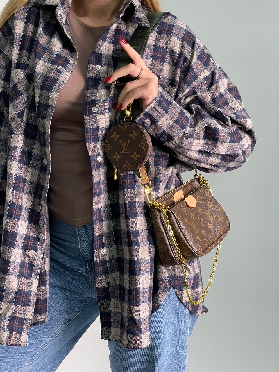 Louis Vuitton Multi Pochette Brown/Green - 7