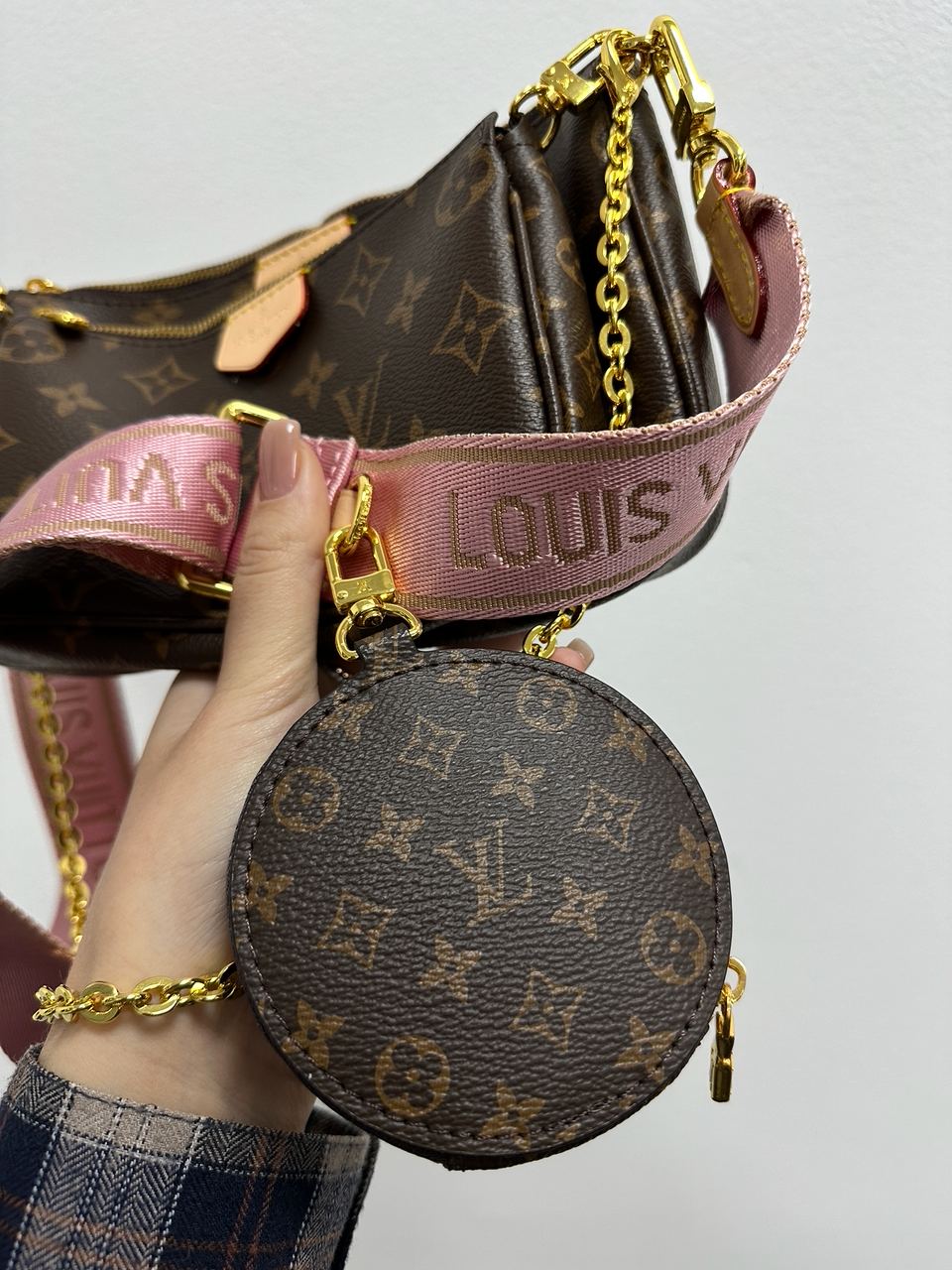 Louis Vuitton Multi Pochette Brown/Pink - 10