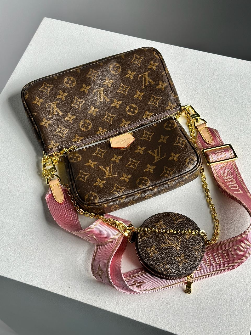 Louis Vuitton Multi Pochette Brown/Pink - 8
