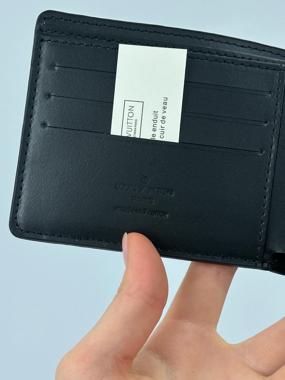 Louis Vuitton Multiple Wallet Monogram Taurillon Leather Black - 12