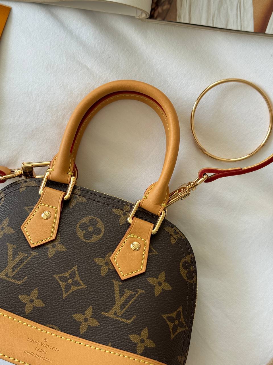 Louis Vuitton Nano Alma Bag Damier Ebene Canvas - 6