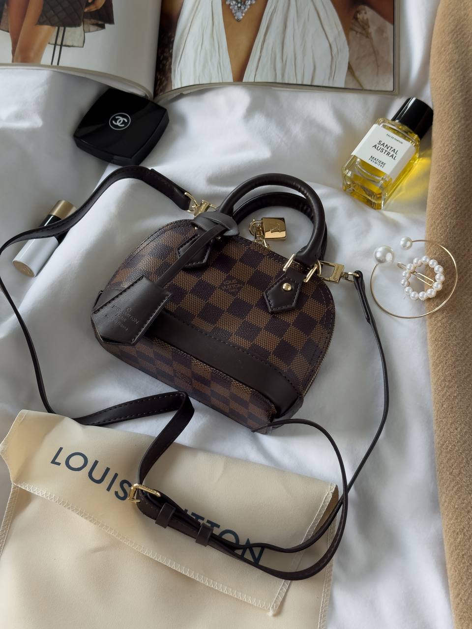 Louis Vuitton Nano Alma Bag Damier Ebene Canvas - 8