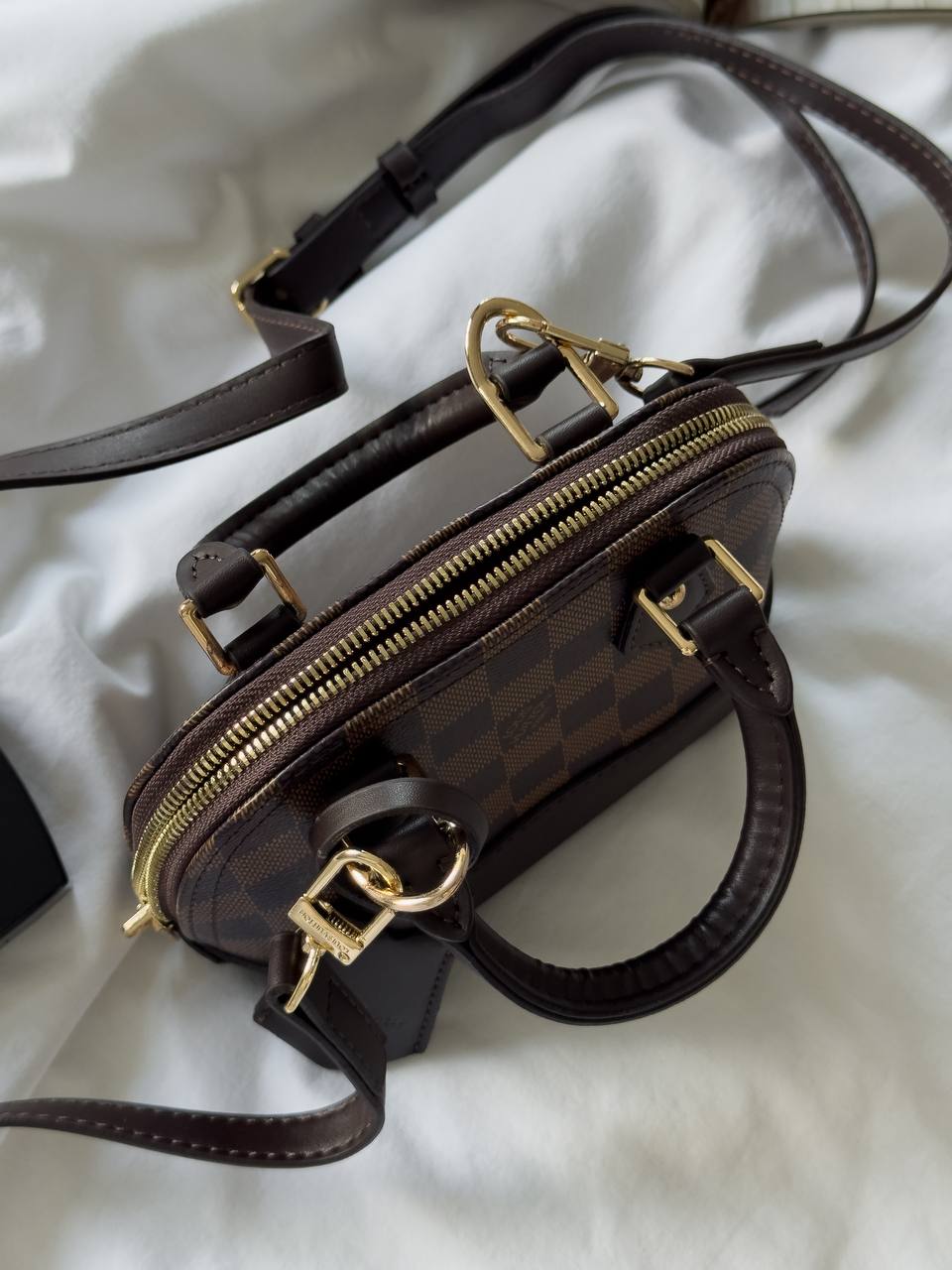 Louis Vuitton Nano Alma Bag Damier Ebene Canvas - 9