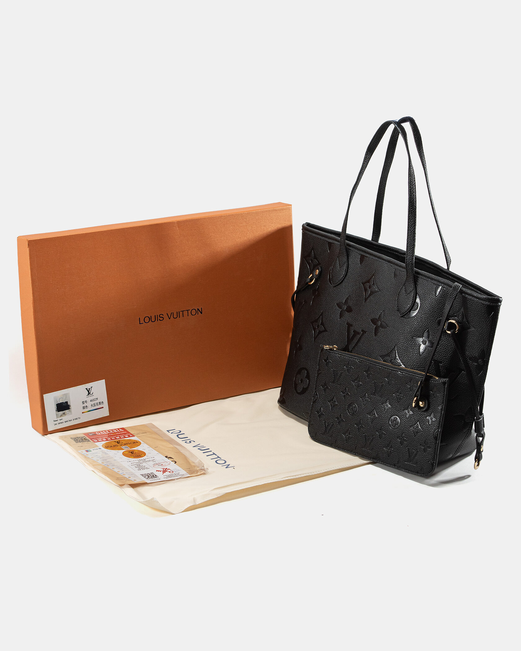 Louis Vuitton Neverfull MM Monogram Empreinte Black - 2