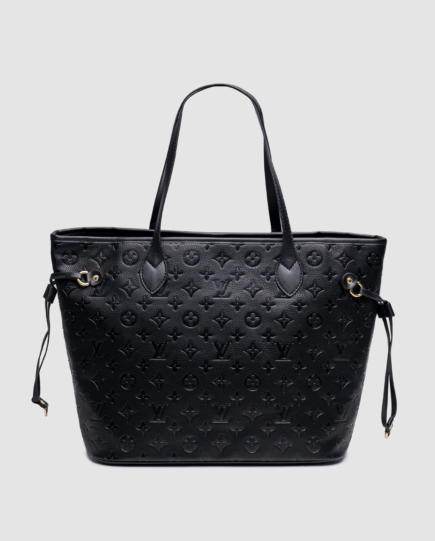 Louis Vuitton Neverfull MM Monogram Empreinte Leather Black - 7