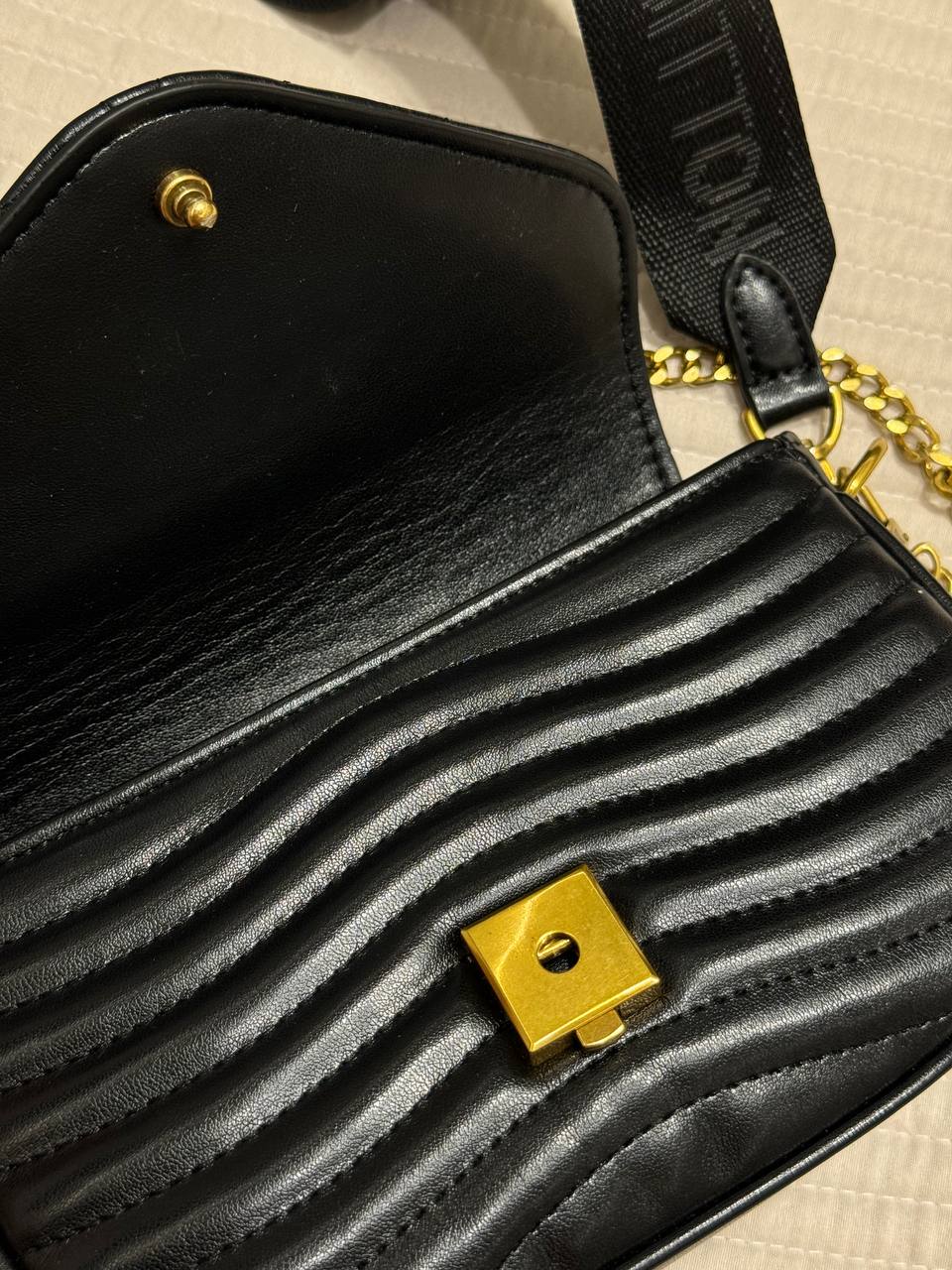 Louis Vuitton New Wave Multi Pochette Bag Black/Gold - 4