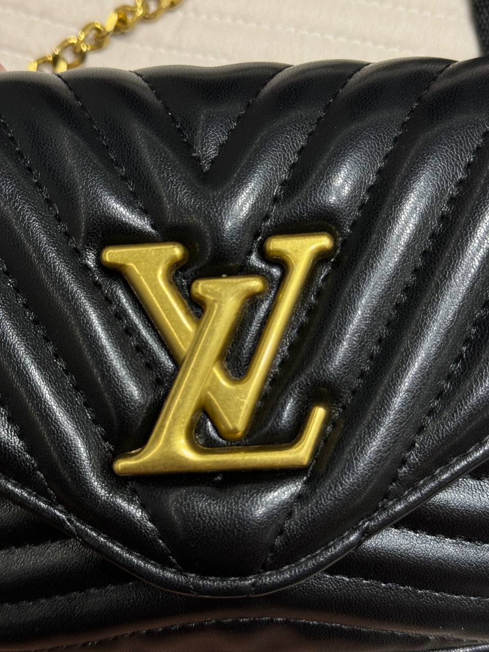 Louis Vuitton New Wave Multi Pochette Bag Black/Gold - 6