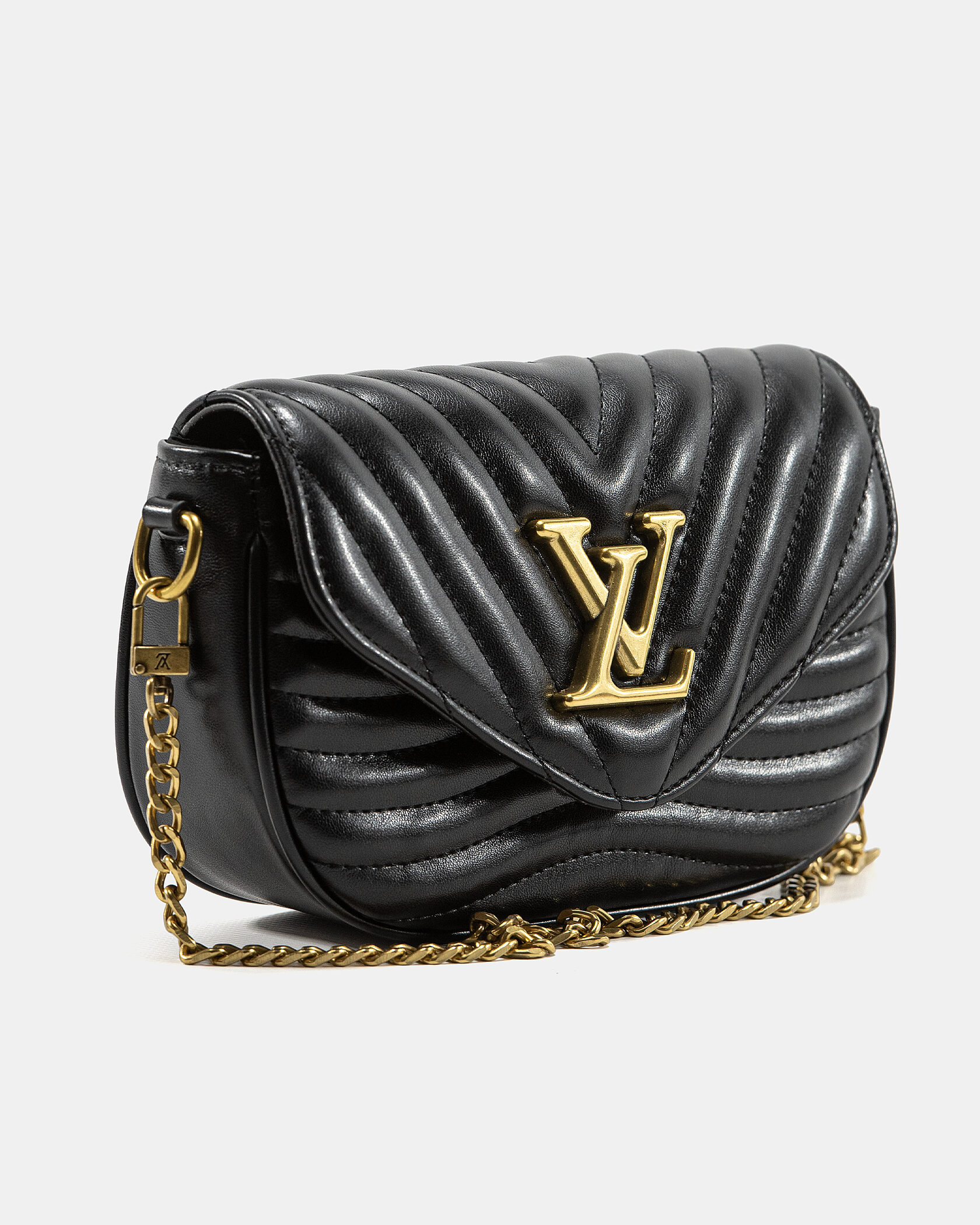 Louis Vuitton New Wave Multi Pochette Bag Black/Gold - 5