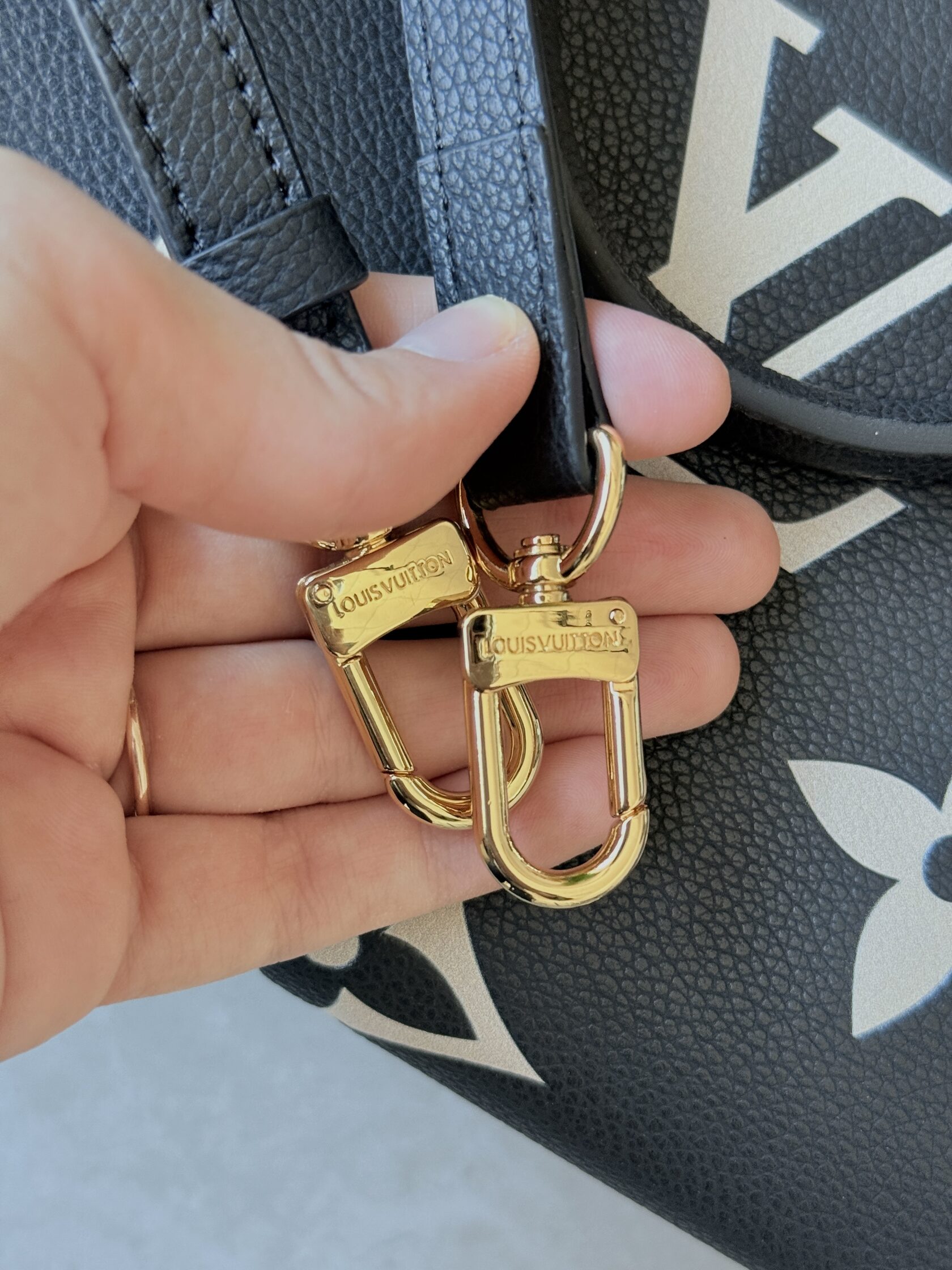 Louis Vuitton OnTheGo PM Bag in Bicolor Monogram Empreinte Leather - 14