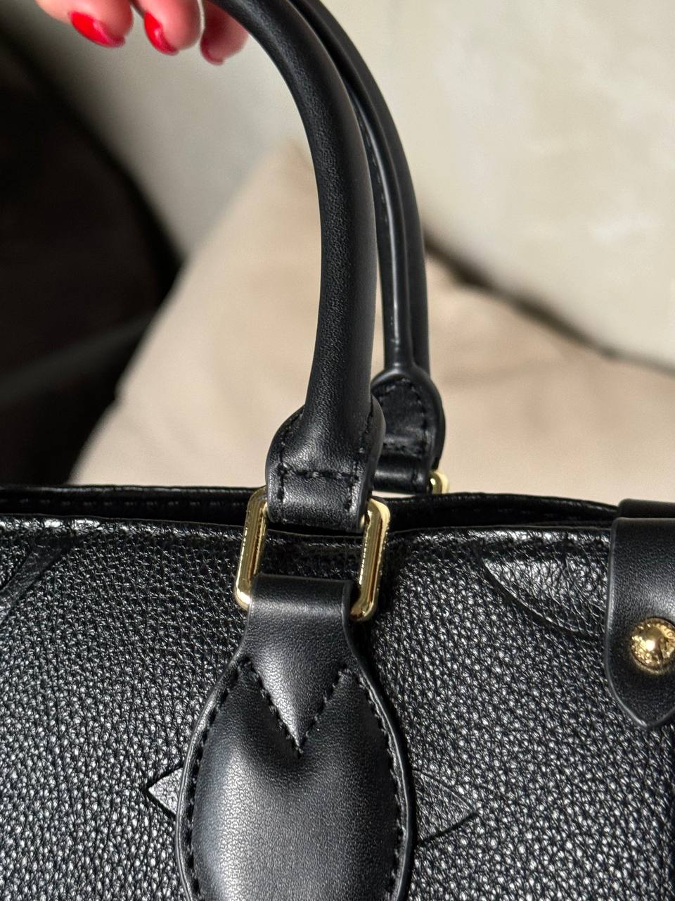 Louis Vuitton Onthego PM Monogram Empreinte Black - 5