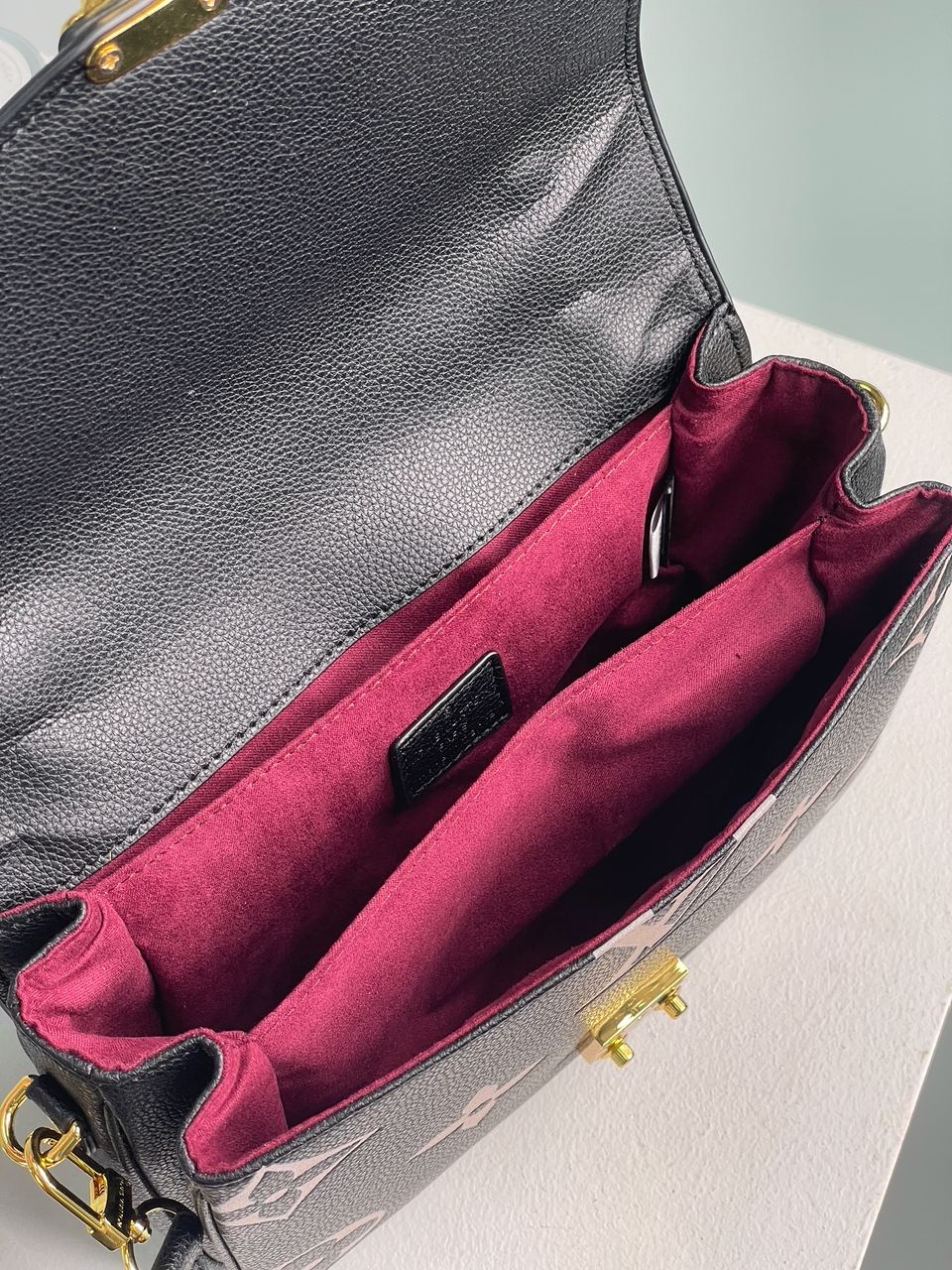 Louis Vuitton Pochette M?tis Black &amp; Beige Monogram Empreinte Giant - 17