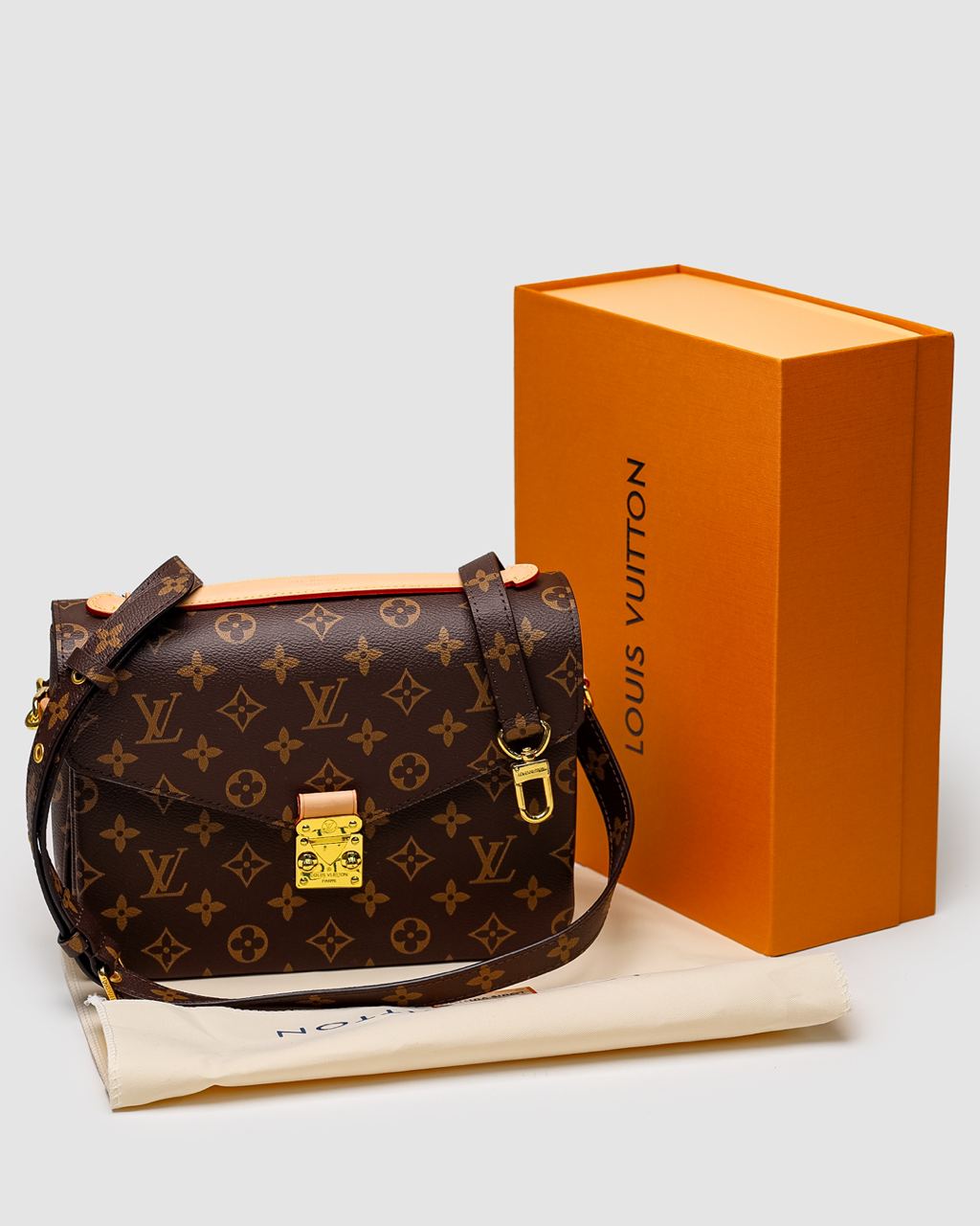 Louis Vuitton Pochette M?tis Brown Monogram Coated Canvas Gold Hardware - 2