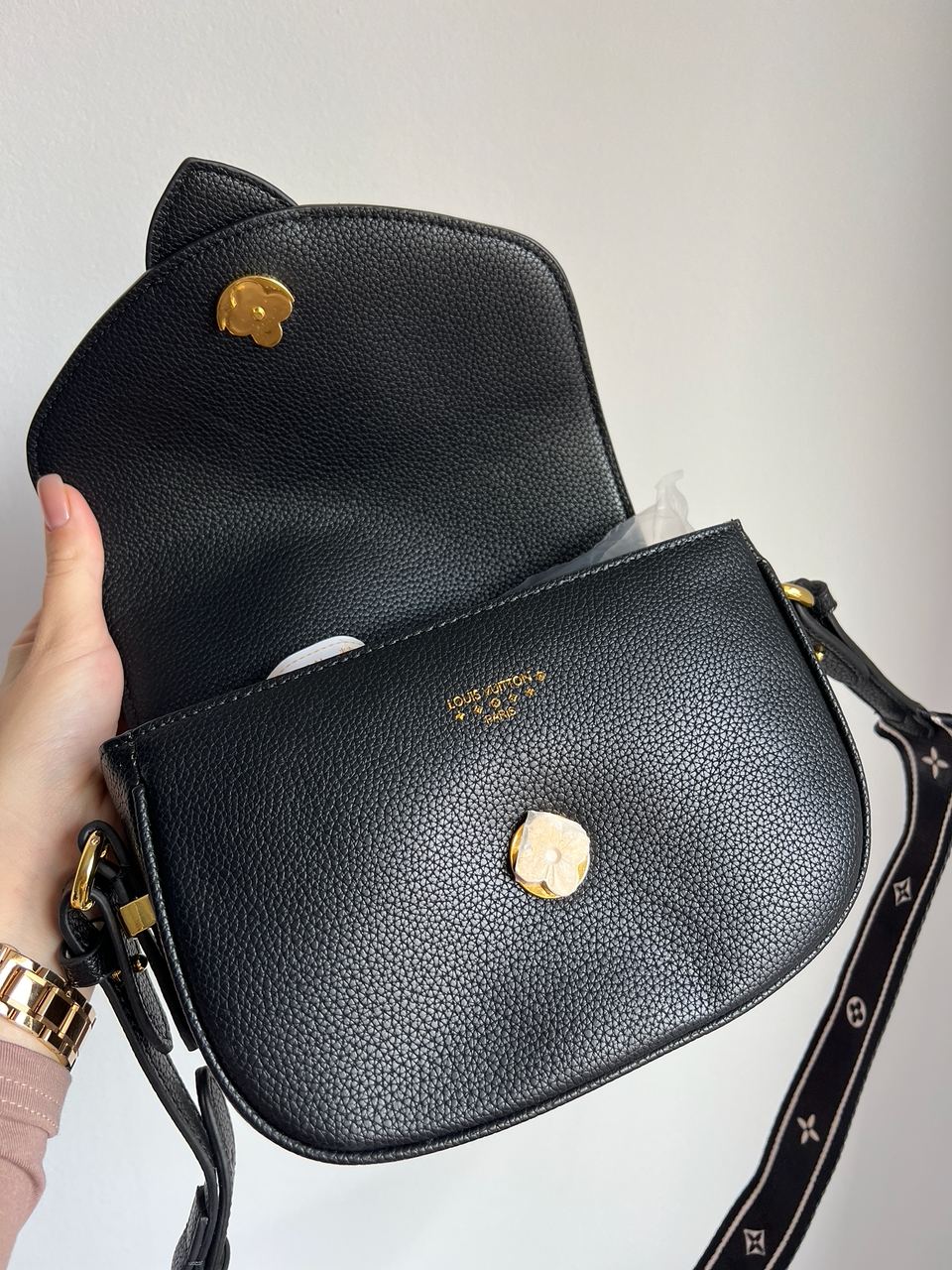 Louis Vuitton Pont 9 Soft PM Black Leather - 12