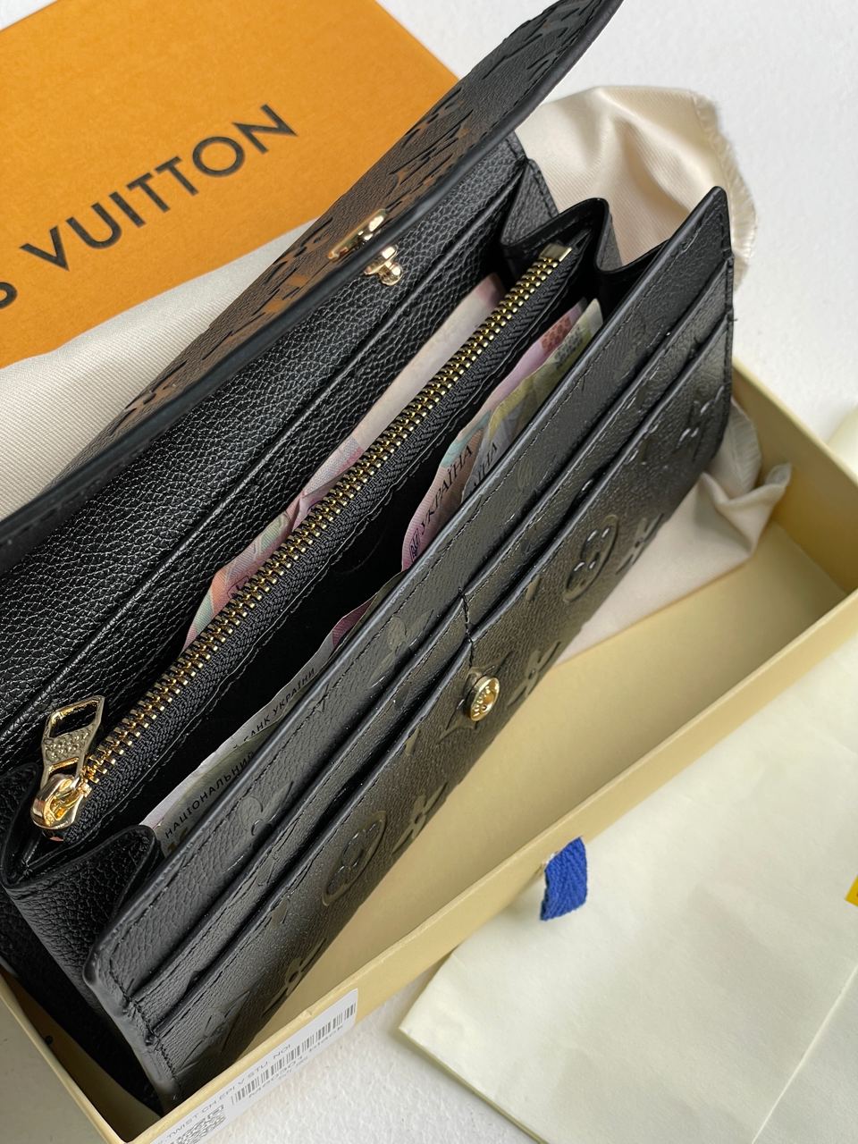 Louis Vuitton Sarah Wallet Black - 10