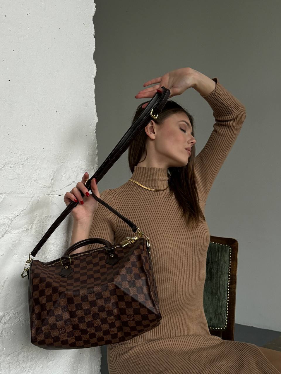 Louis Vuitton Speedy Bandoulière 25 Damier Ebene - Handbags - 5