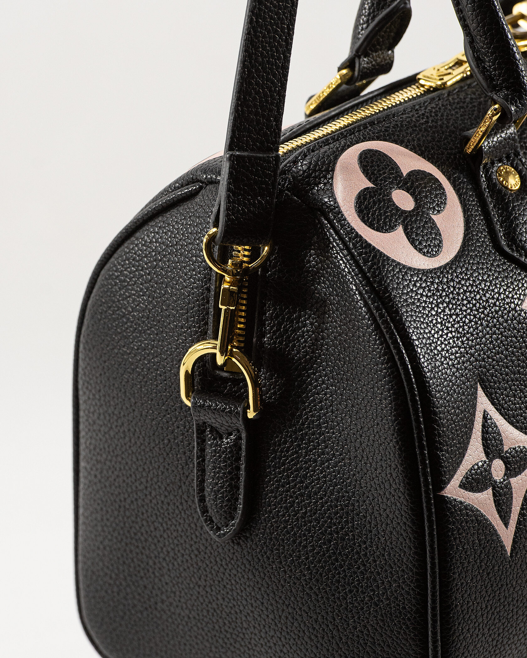 Louis Vuitton Speedy Bandoulière 25 in Black/Pink Monogram Empreinte Leather - 11