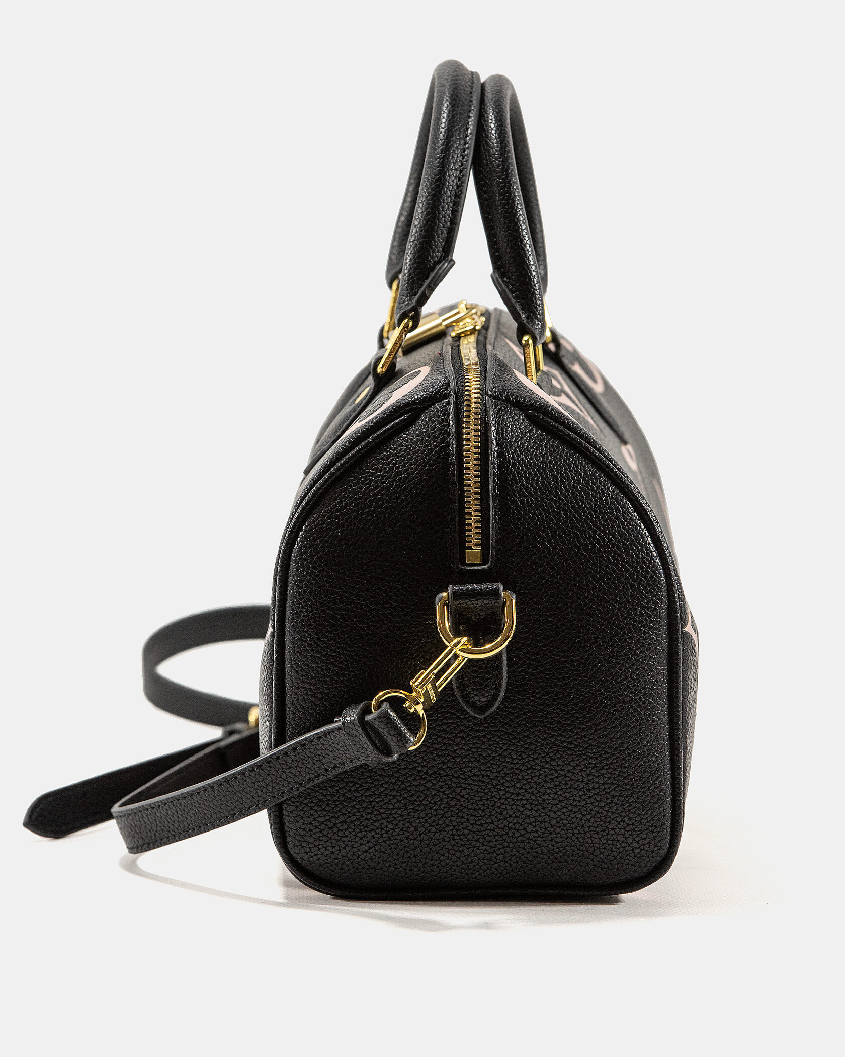 Louis Vuitton Speedy Bandoulière 25 in Black/Pink Monogram Empreinte Leather - 8