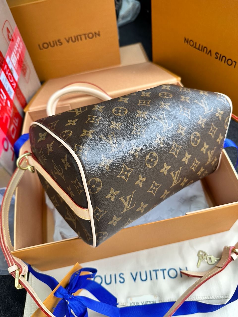 Louis Vuitton Speedy Bandoulière 30 Brown/Pink - 7