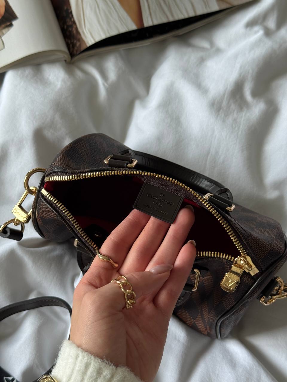 Louis Vuitton Speedy Nano Brown/Chess - 12