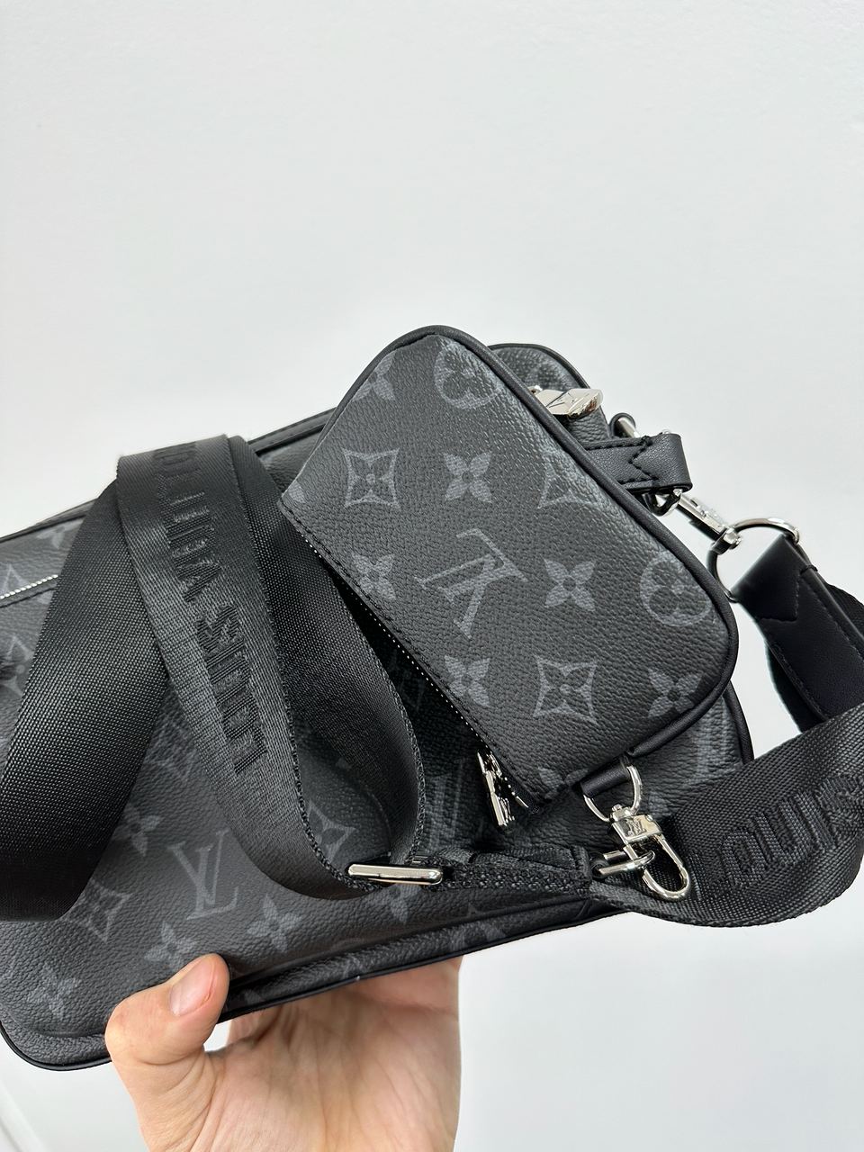Louis Vuitton Trio Messenger Grey/Blue - 14