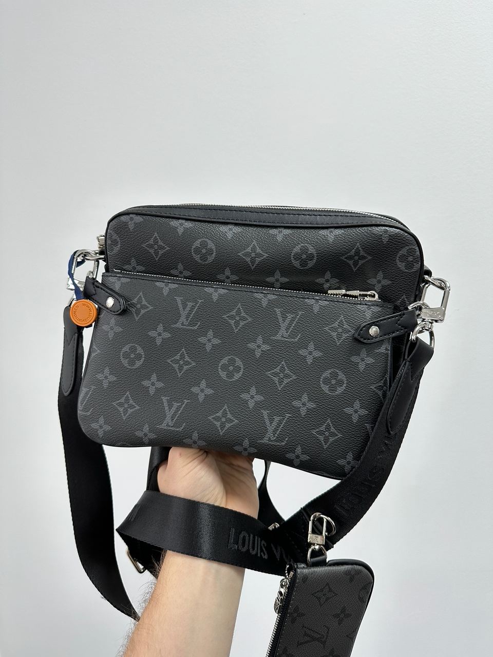 Louis Vuitton Trio Messenger Grey/Blue - 7