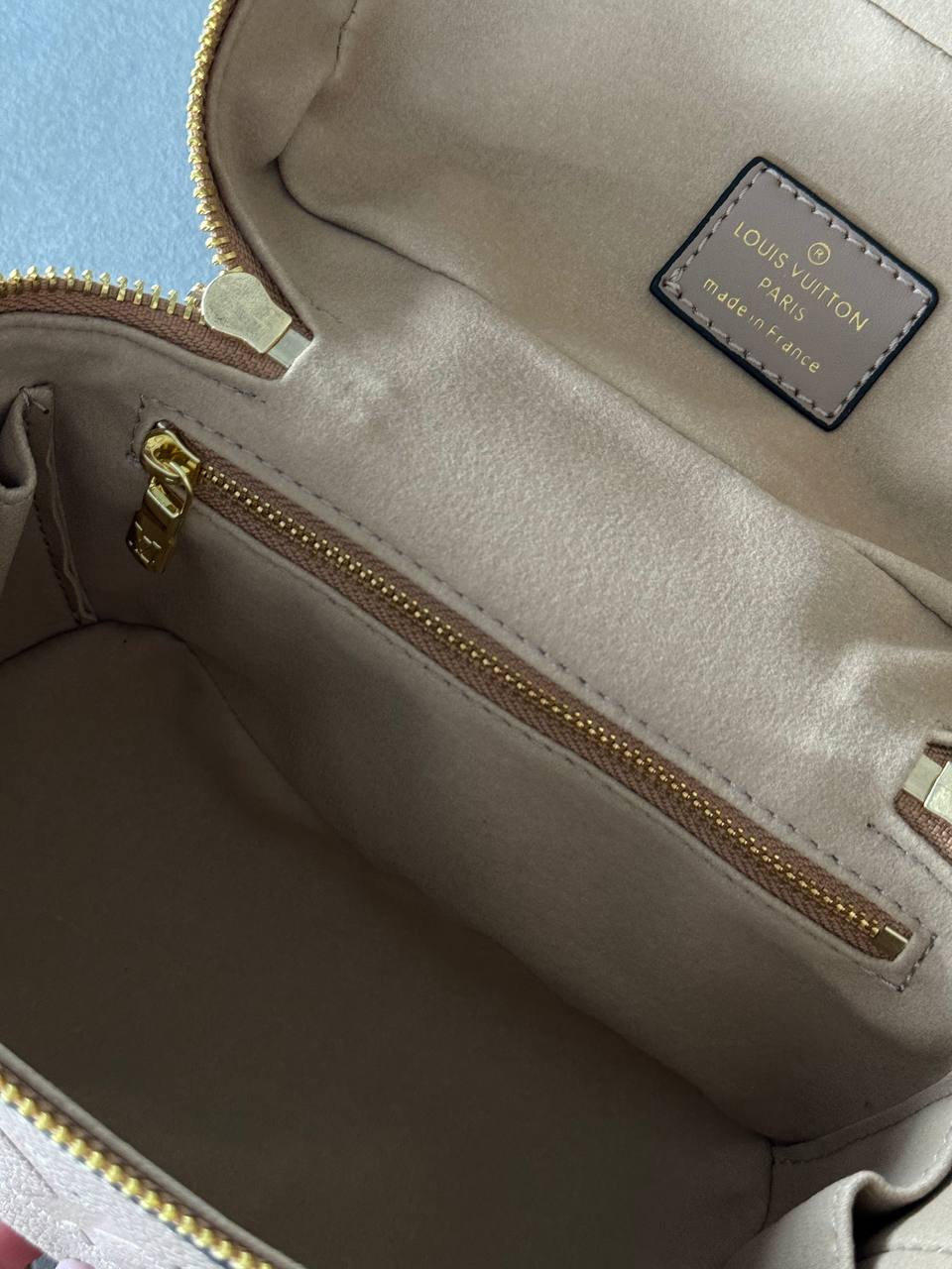 Louis Vuitton Vanity PM Bag Monogram Beige/Gold - 5