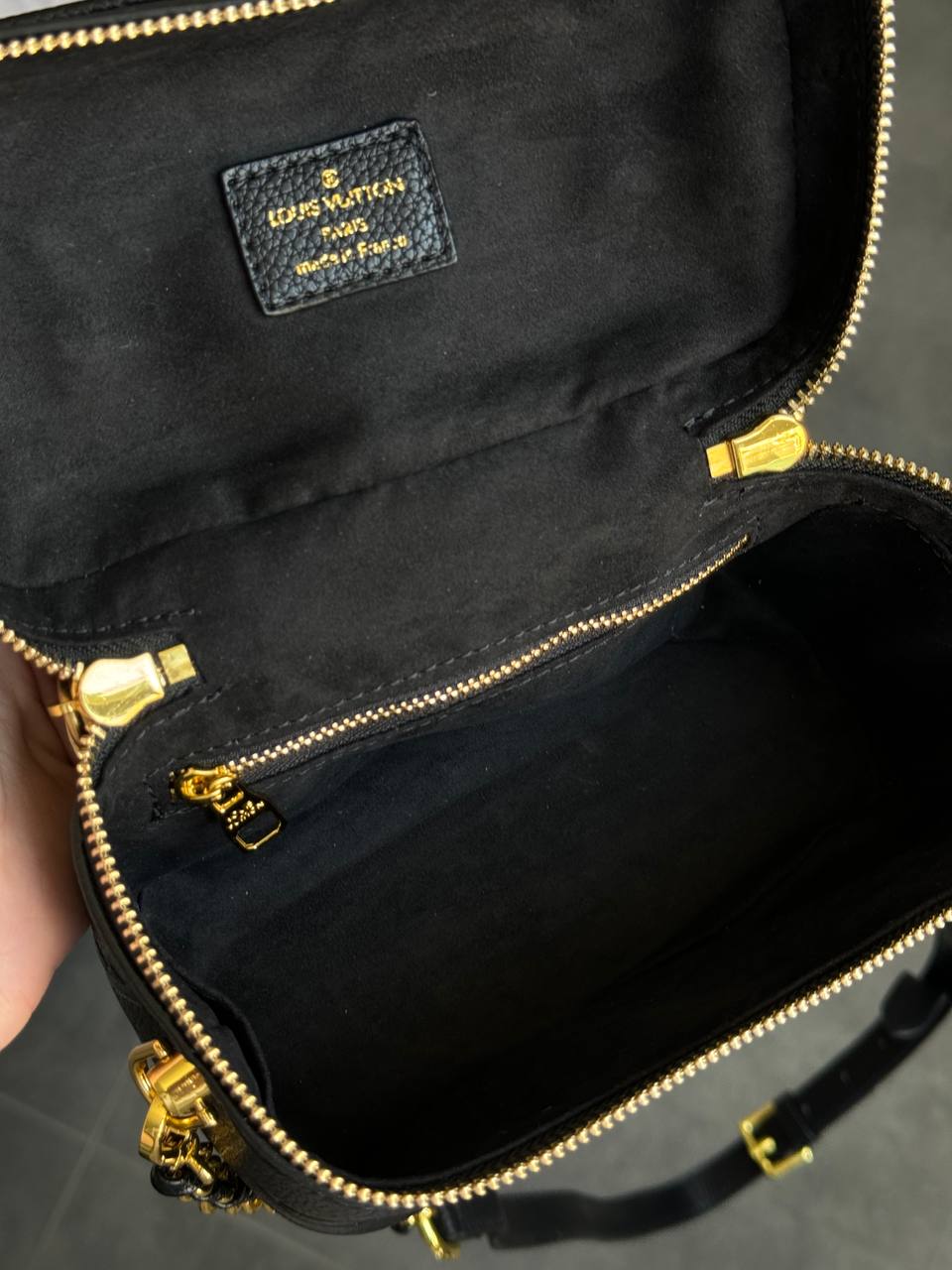 Louis Vuitton Vanity PM Bag Monogram Black/Gold - 4